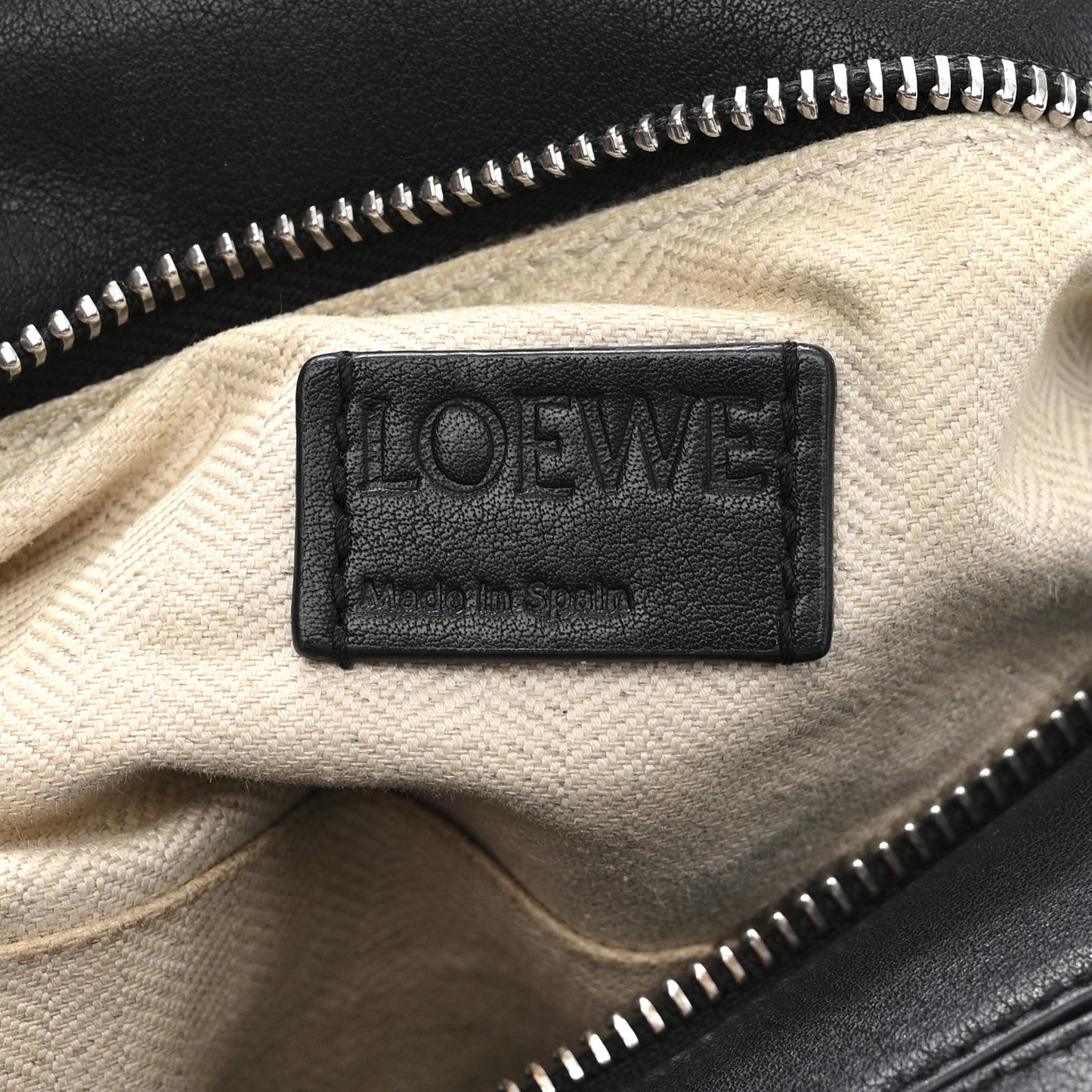Calfskin Small Puzzle Bag Black