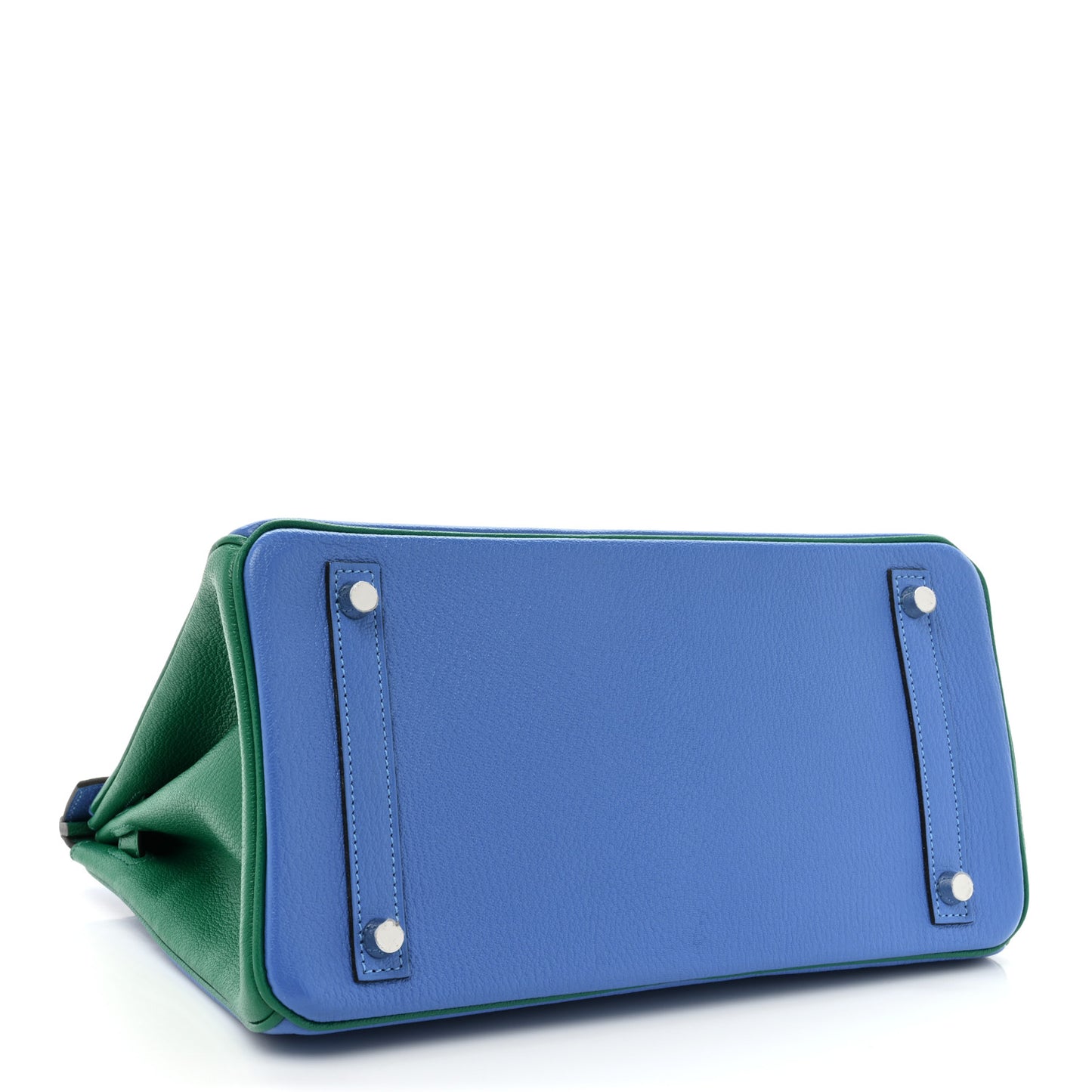 Chevre Mysore Horseshoe Birkin 30 Bleu Hydra Vert Bengale