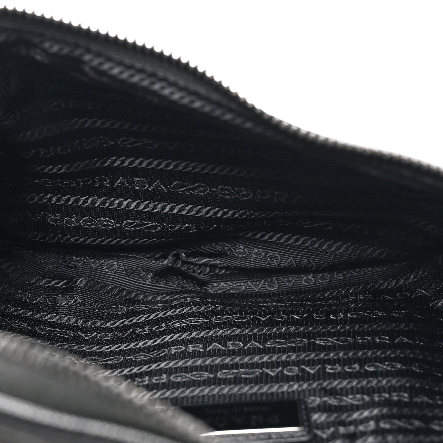 Re-Nylon Saffiano Belt Bag Black