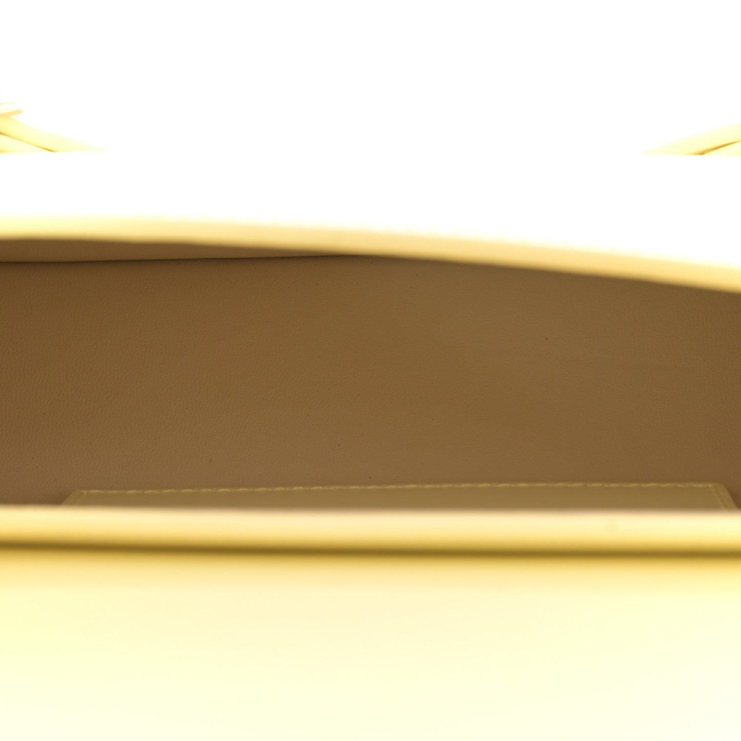 Calfskin Voyou Flap Bag Soft Yellow