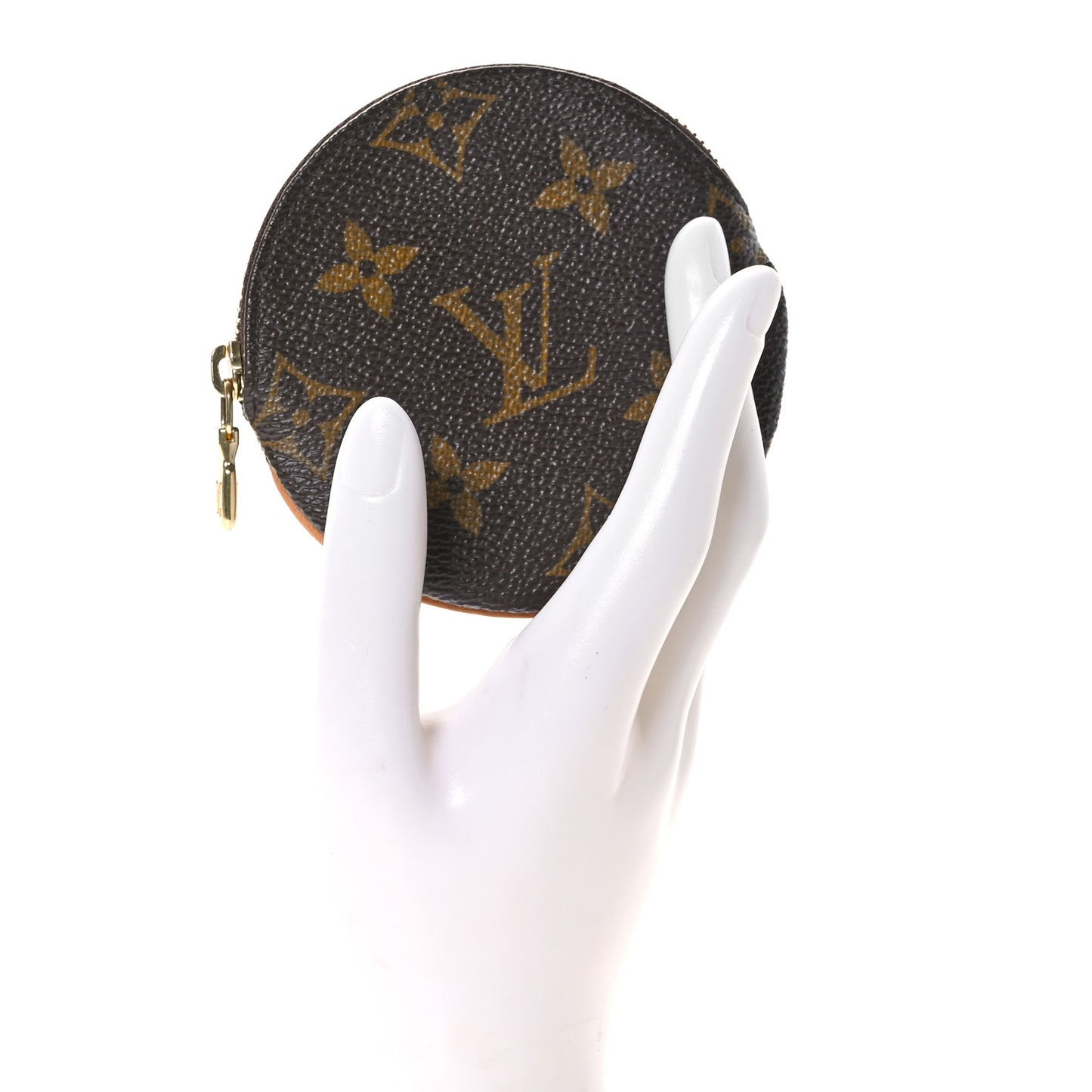 Monogram Round Coin Purse
