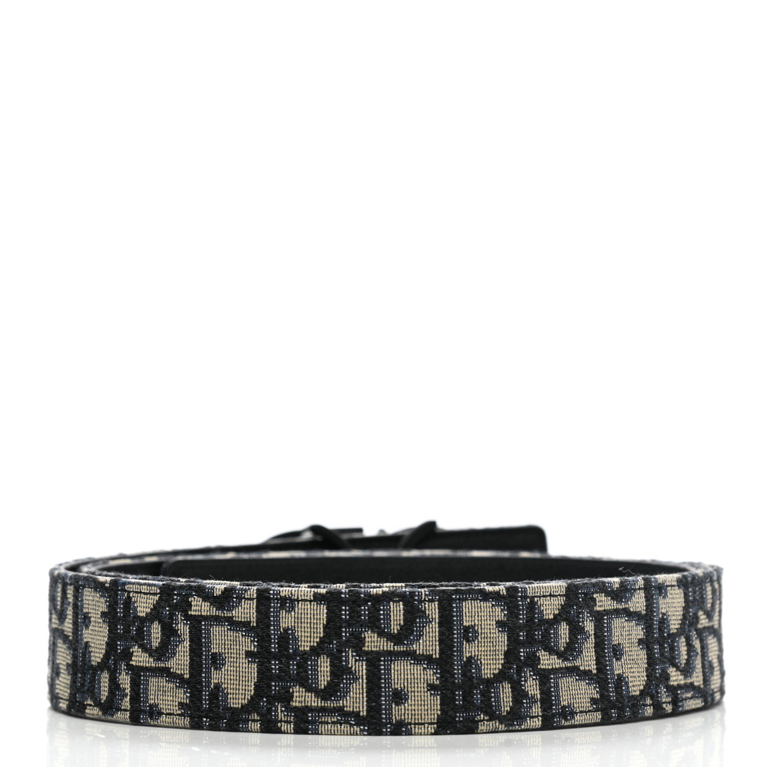 Christian Dior Oblique 35mm Belt 100 Blue Multi 2 of 6