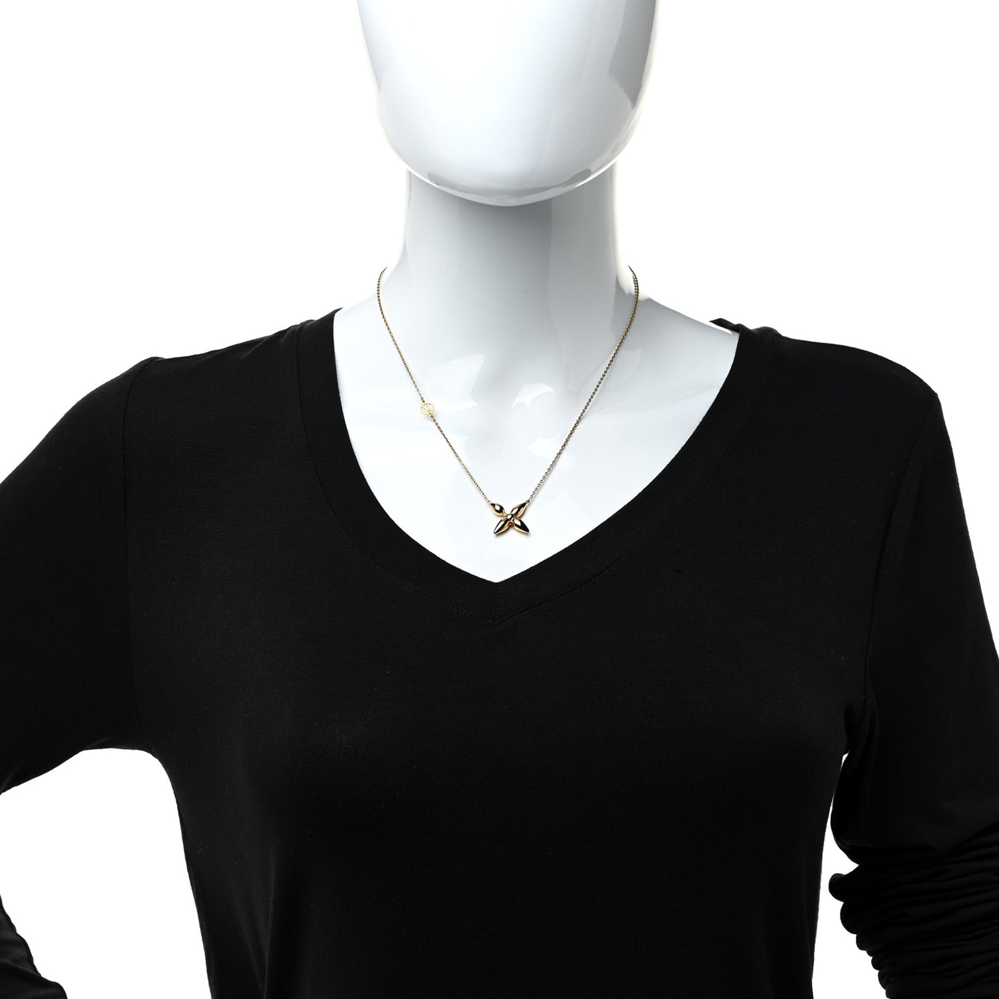 Metal Louisette Necklace Gold