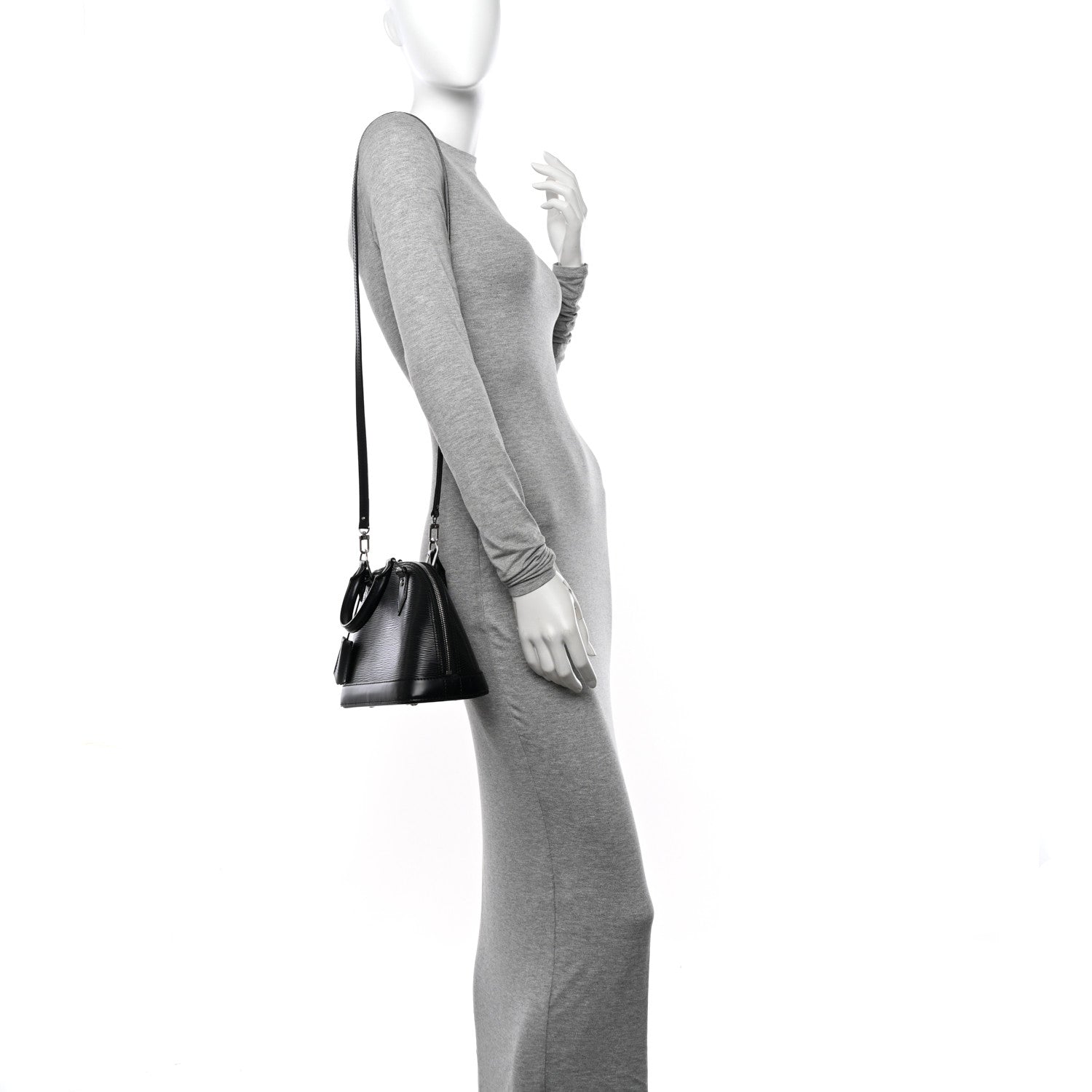 Louis Vuitton Epi Alma BB Black 2 of 12