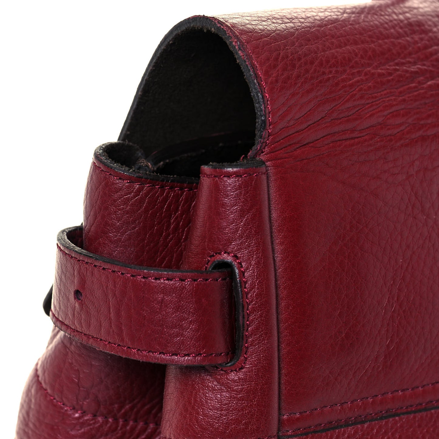 Natural Leather Bayswater Poppy Red