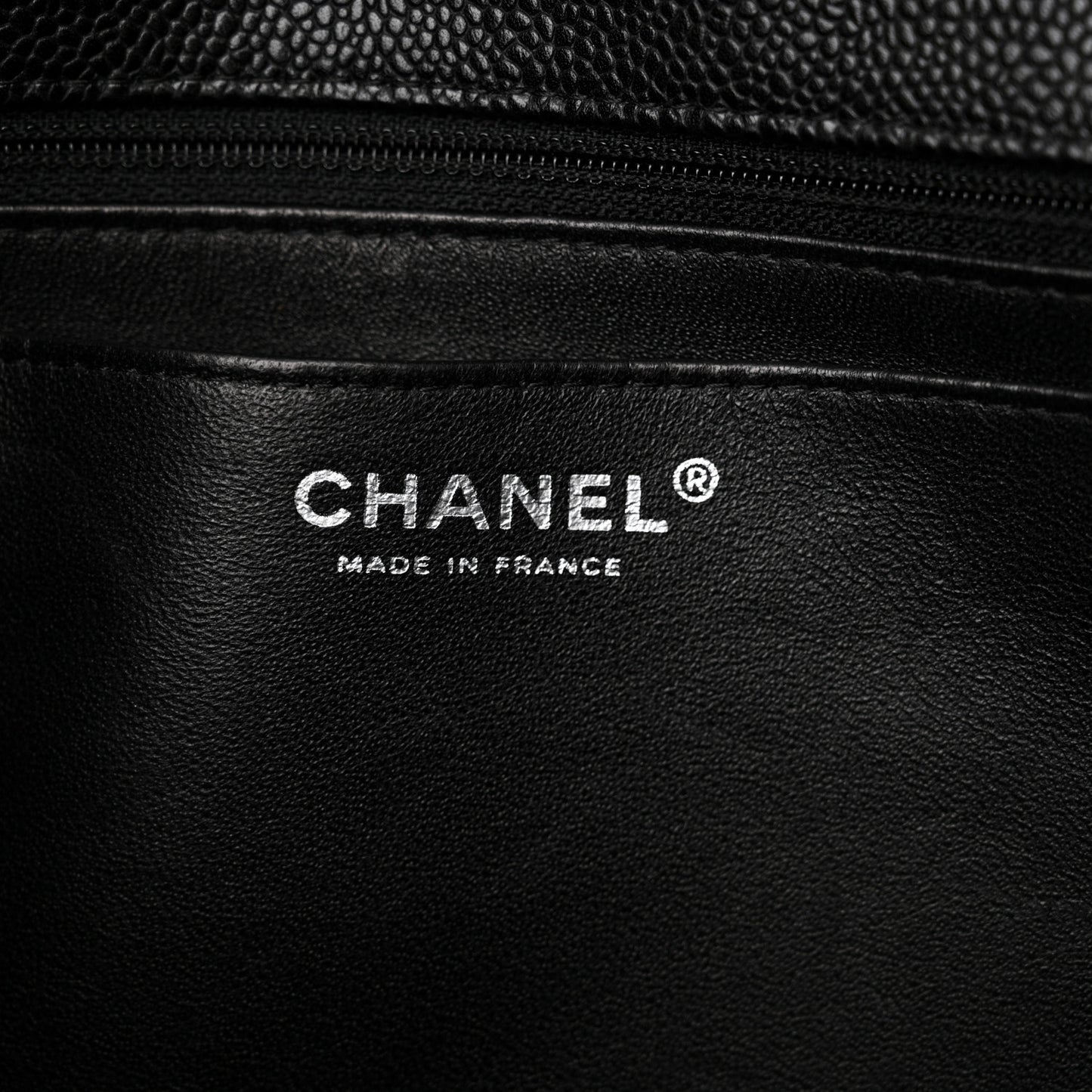 Caviar Quilted Jumbo Single Flap Black