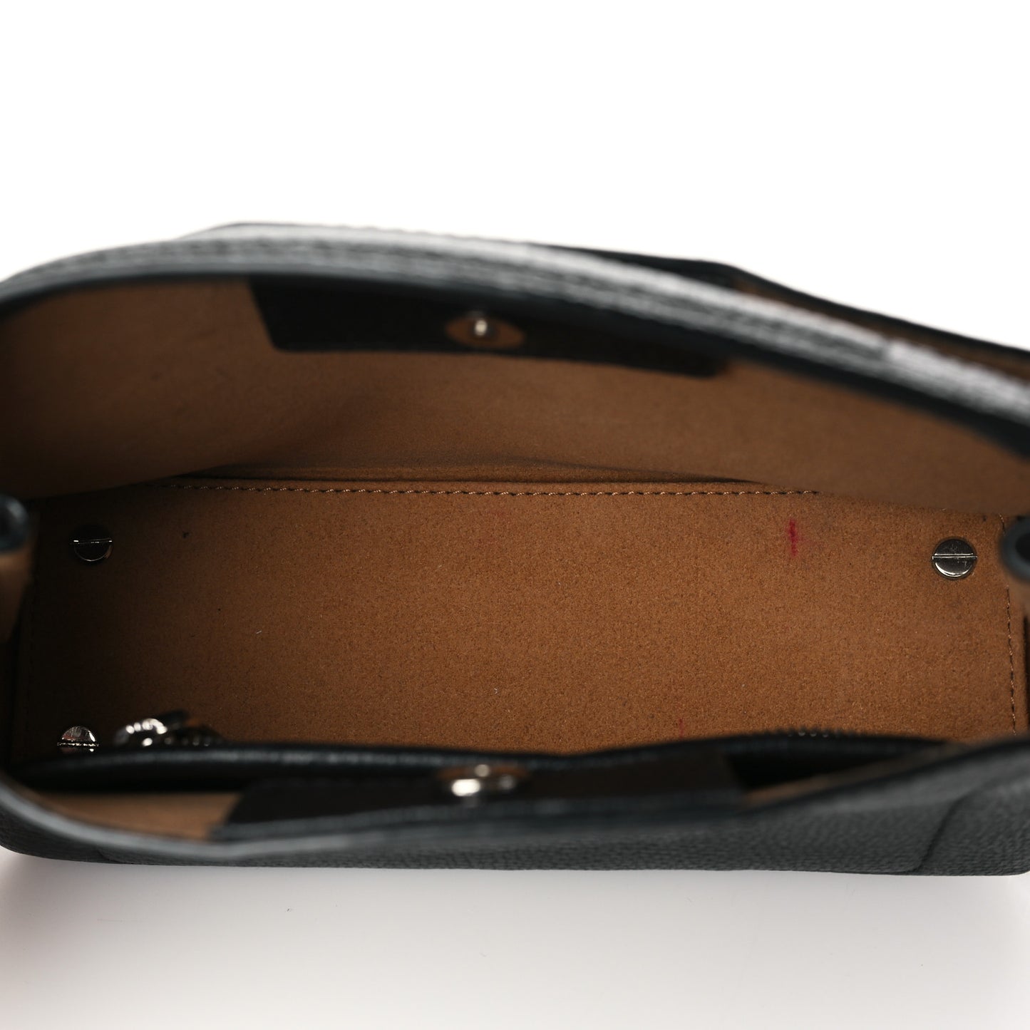 Grained Calfskin Top Handle Crossbody Black