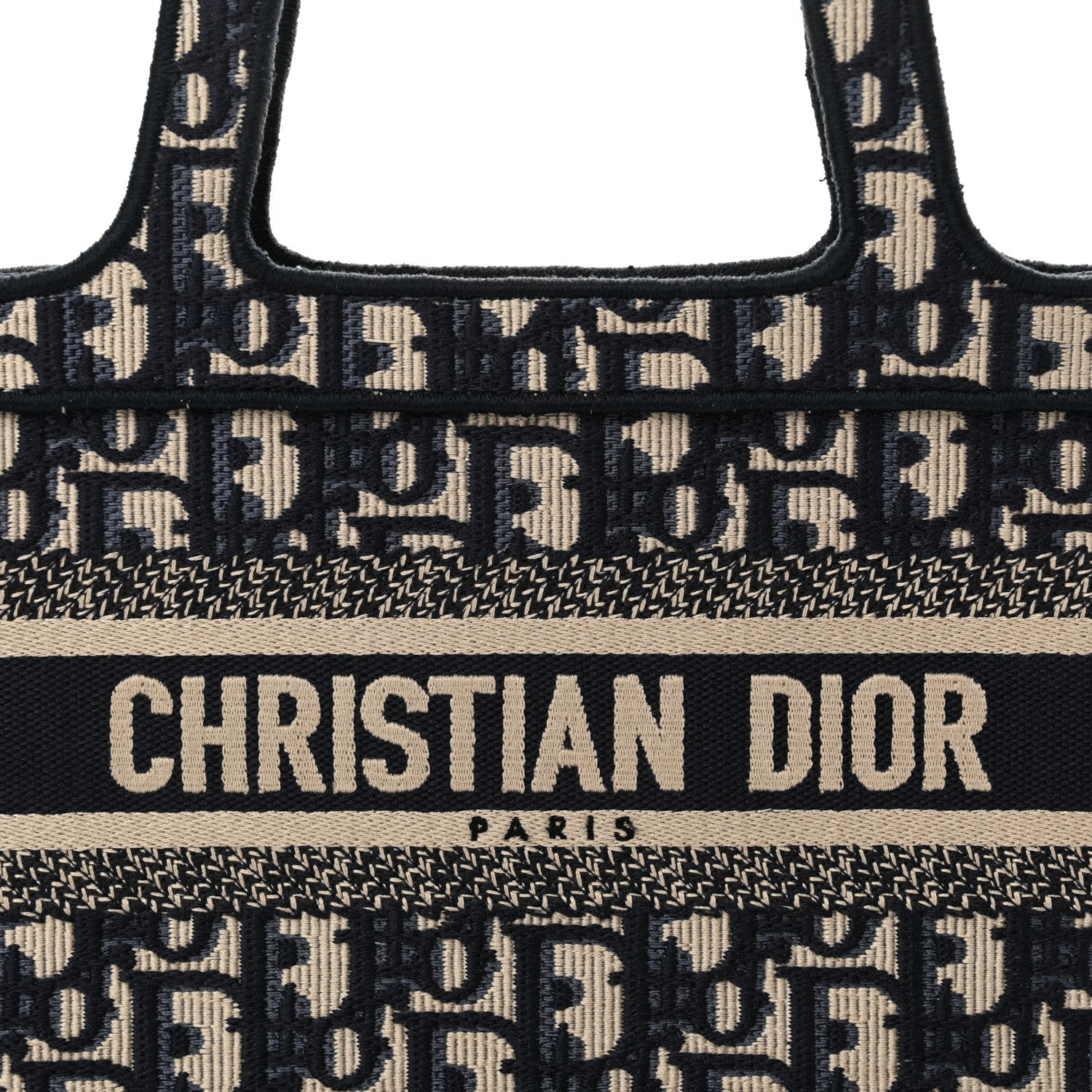 Christian Dior Oblique Mini Book Tote Blue Multicolor 8 of 12