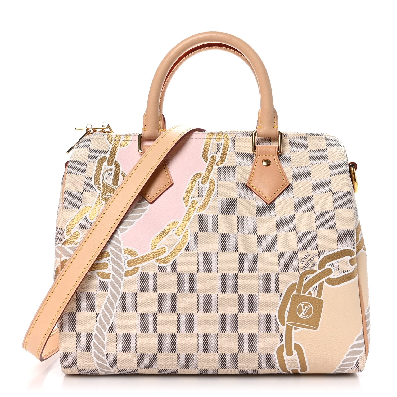 Louis Vuitton Damier Azur Nautical Speedy Bandouliere 25 1 of 13