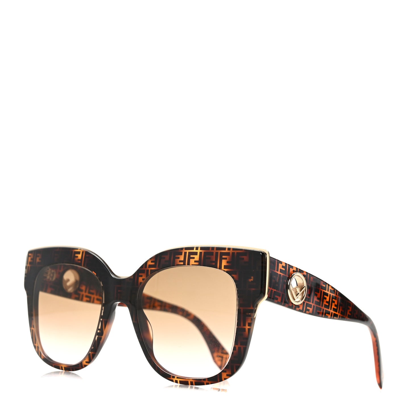 Acetate F is Fendi 51mm Cat Eye Sunglasses FF 0359/S Tortoise Camouflage