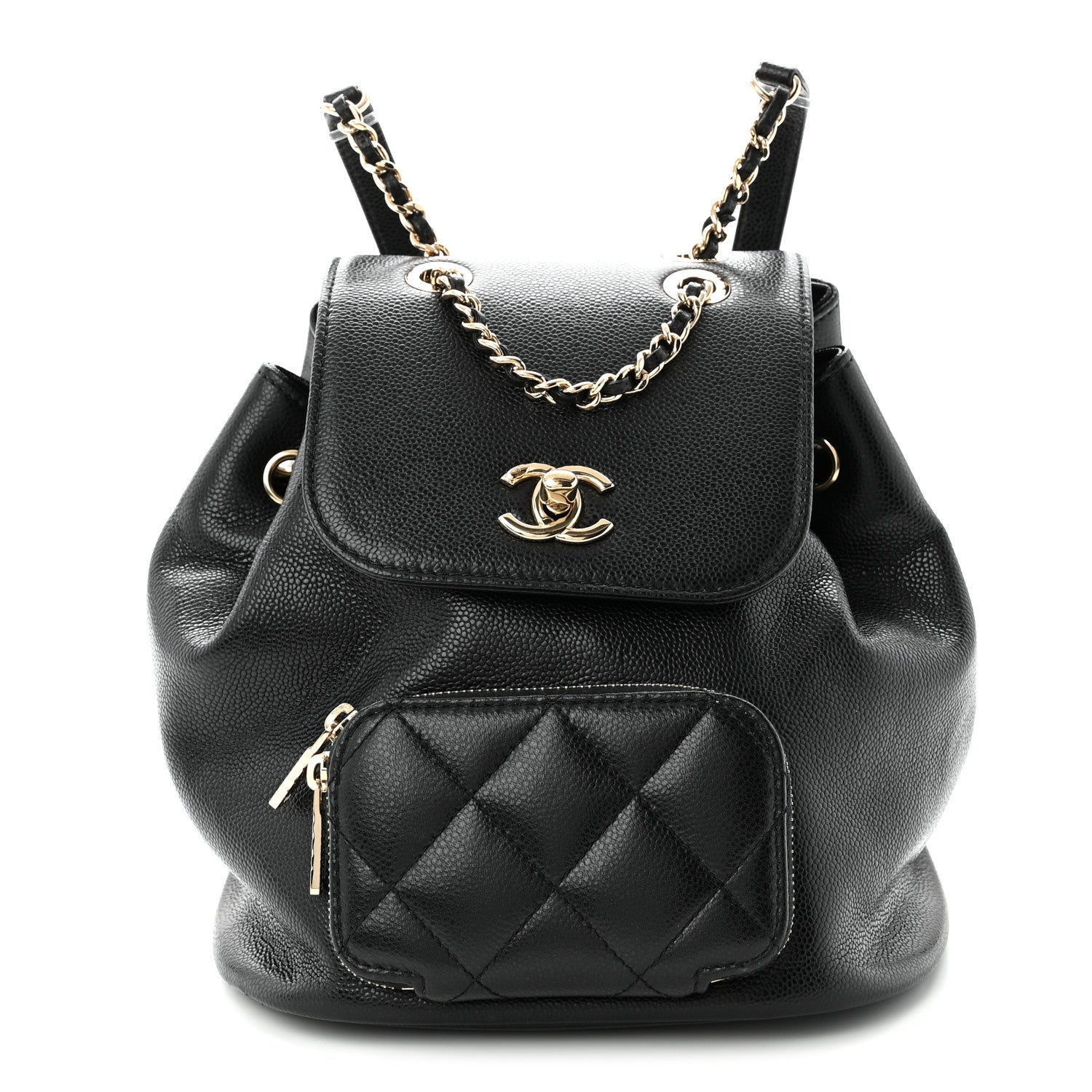 Chanel Caviar Quilted Mini Business Affinity Backpack Black