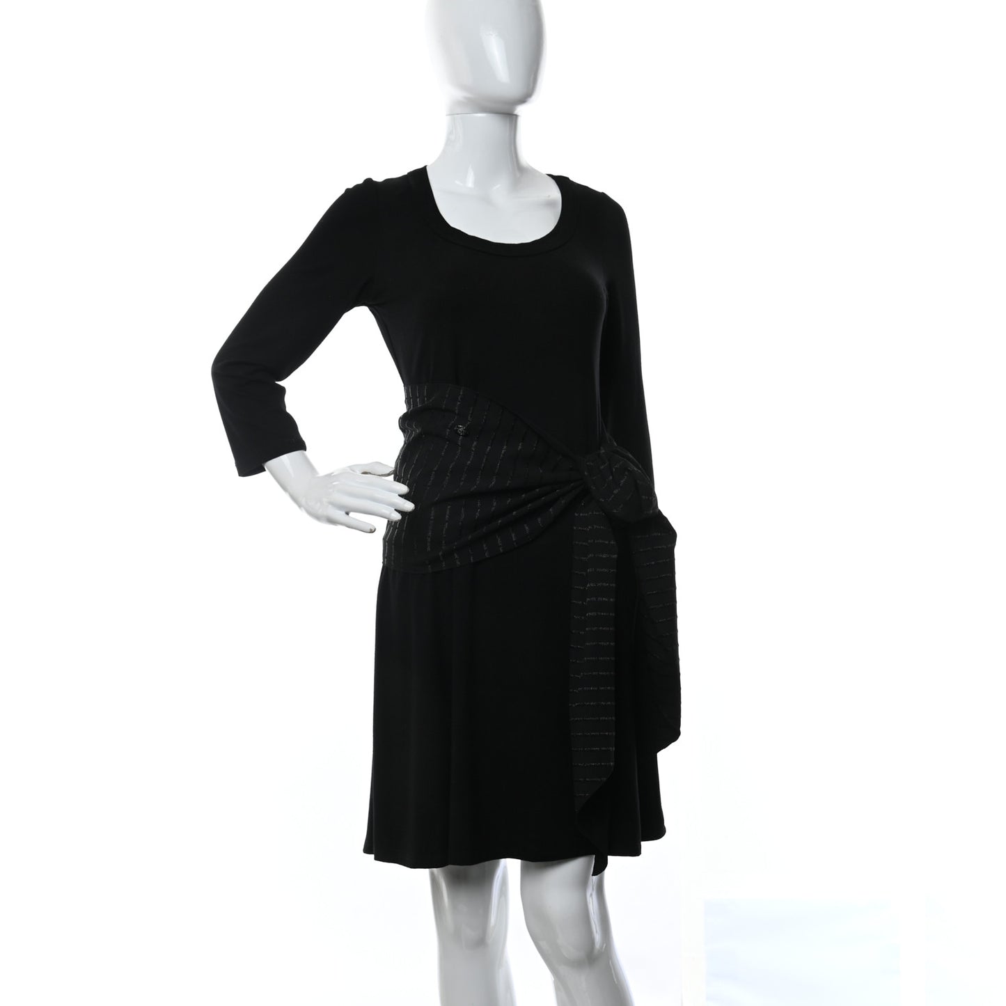 Stretch Jersey Belt Black