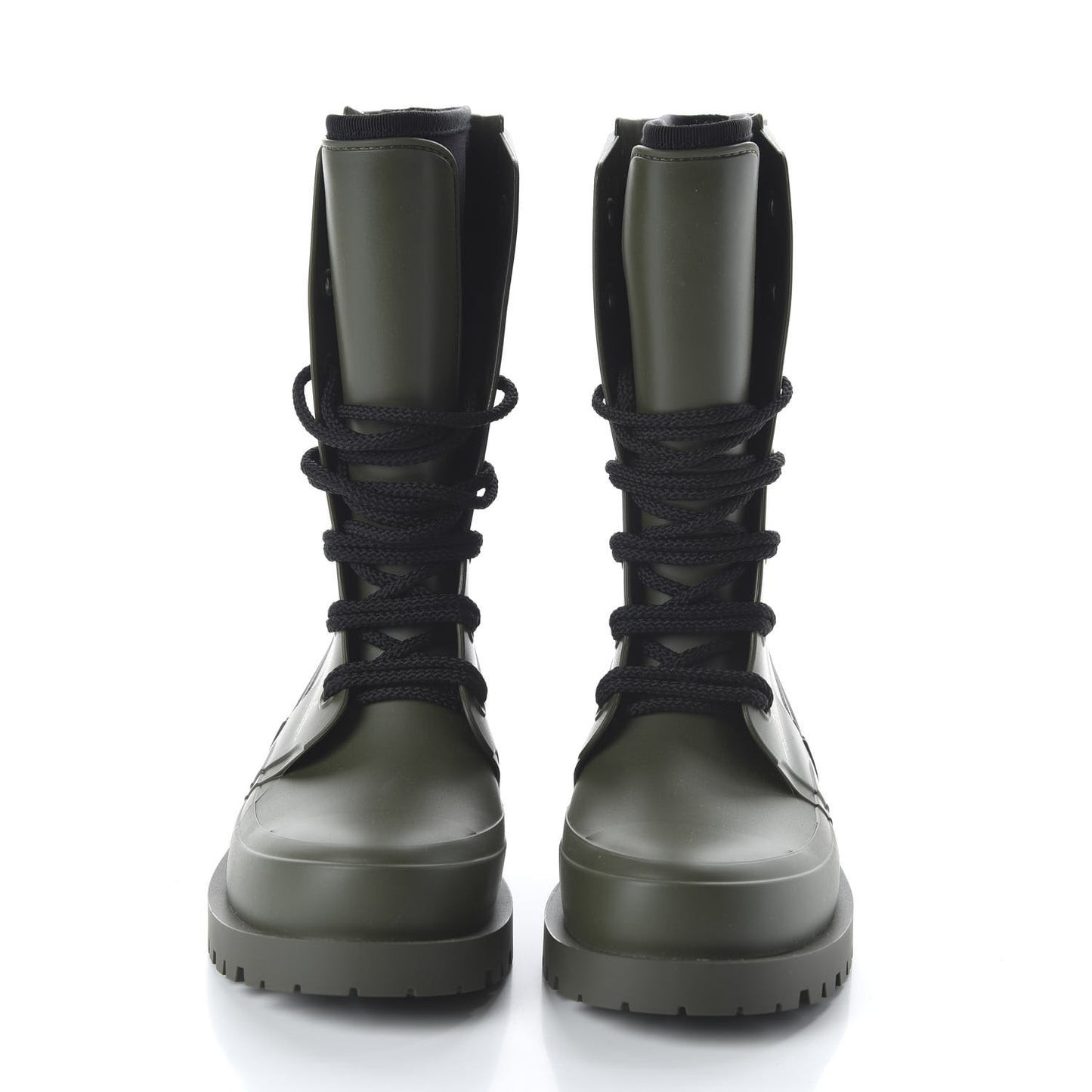Rubber Diorcamp Low Boots 37 Military