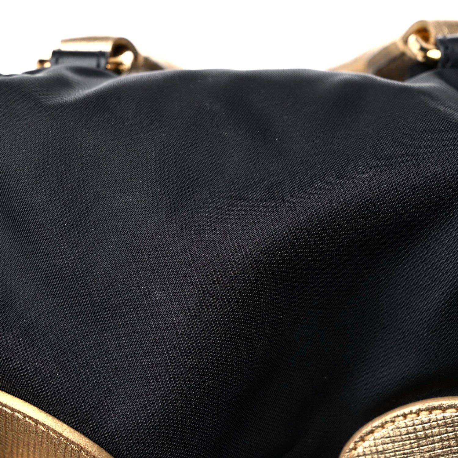 Burberry Nylon Medium Rucksack Runway Backpack Black Gold 22 of 22