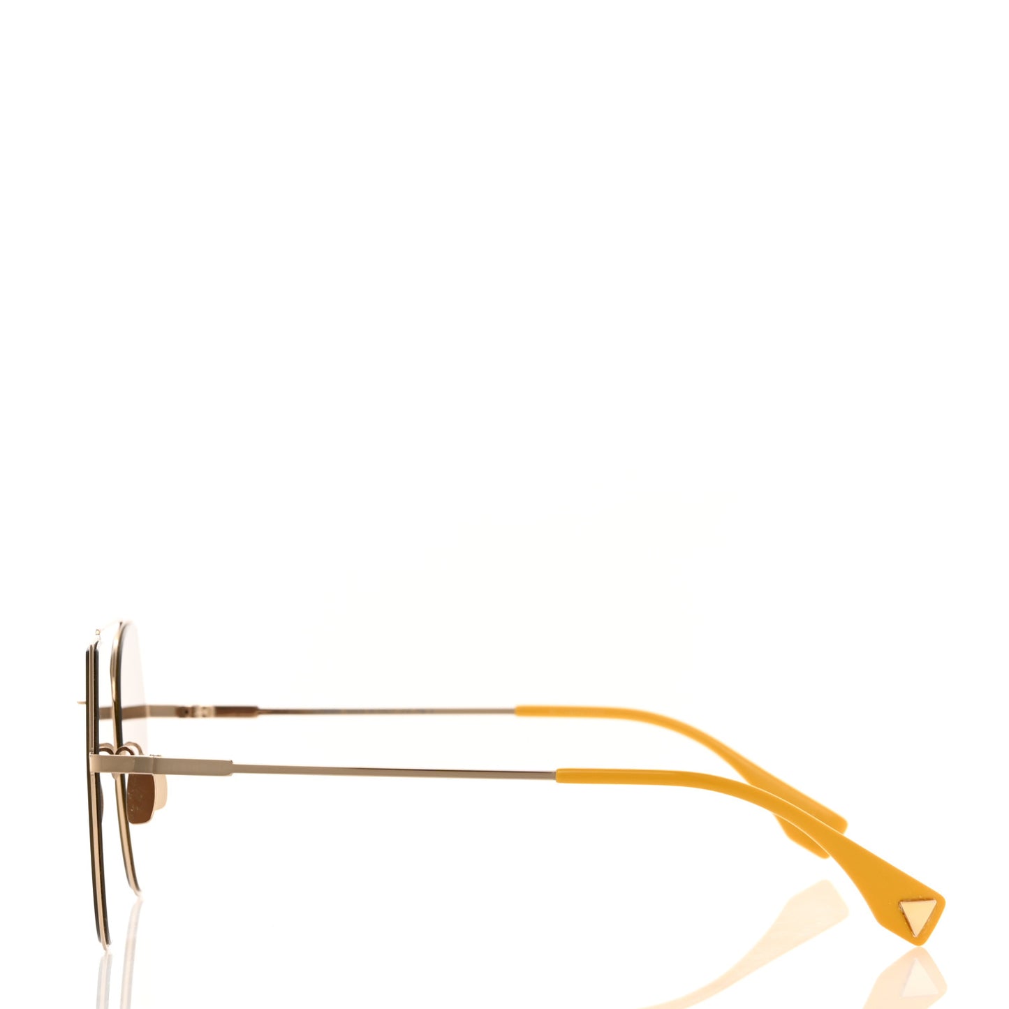 Metal Geometric FF Sunglasses FF 0194/S Gold