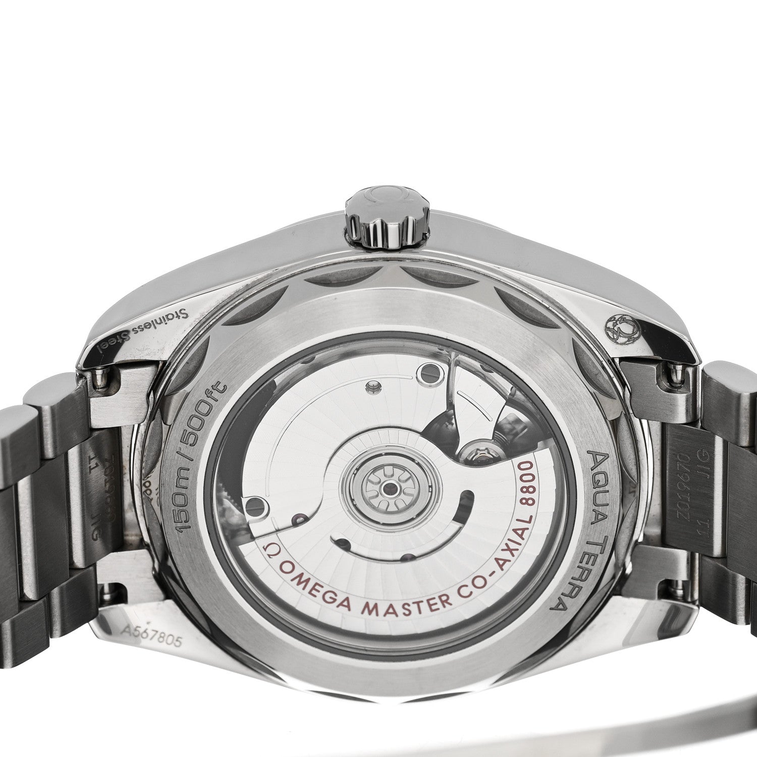 Omega Stainless Steel 38mm Seamaster Aqua Terra Master Co-Axial Chronometer Automatic Watch Black 220.10.38.20.01.004 4 of 5