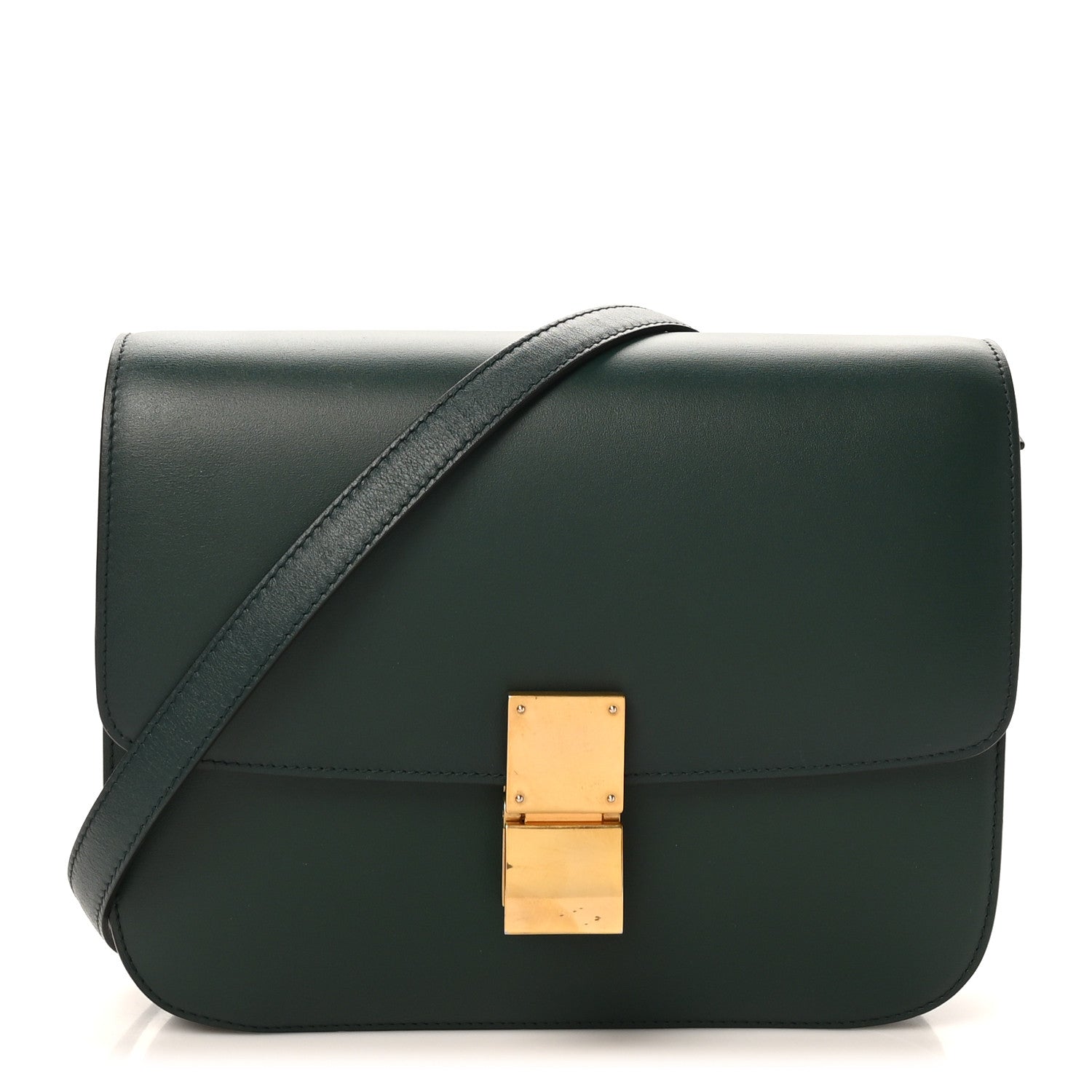 Celine Box Calfskin Classic Box Medium Flap Bag Amazone 1813646