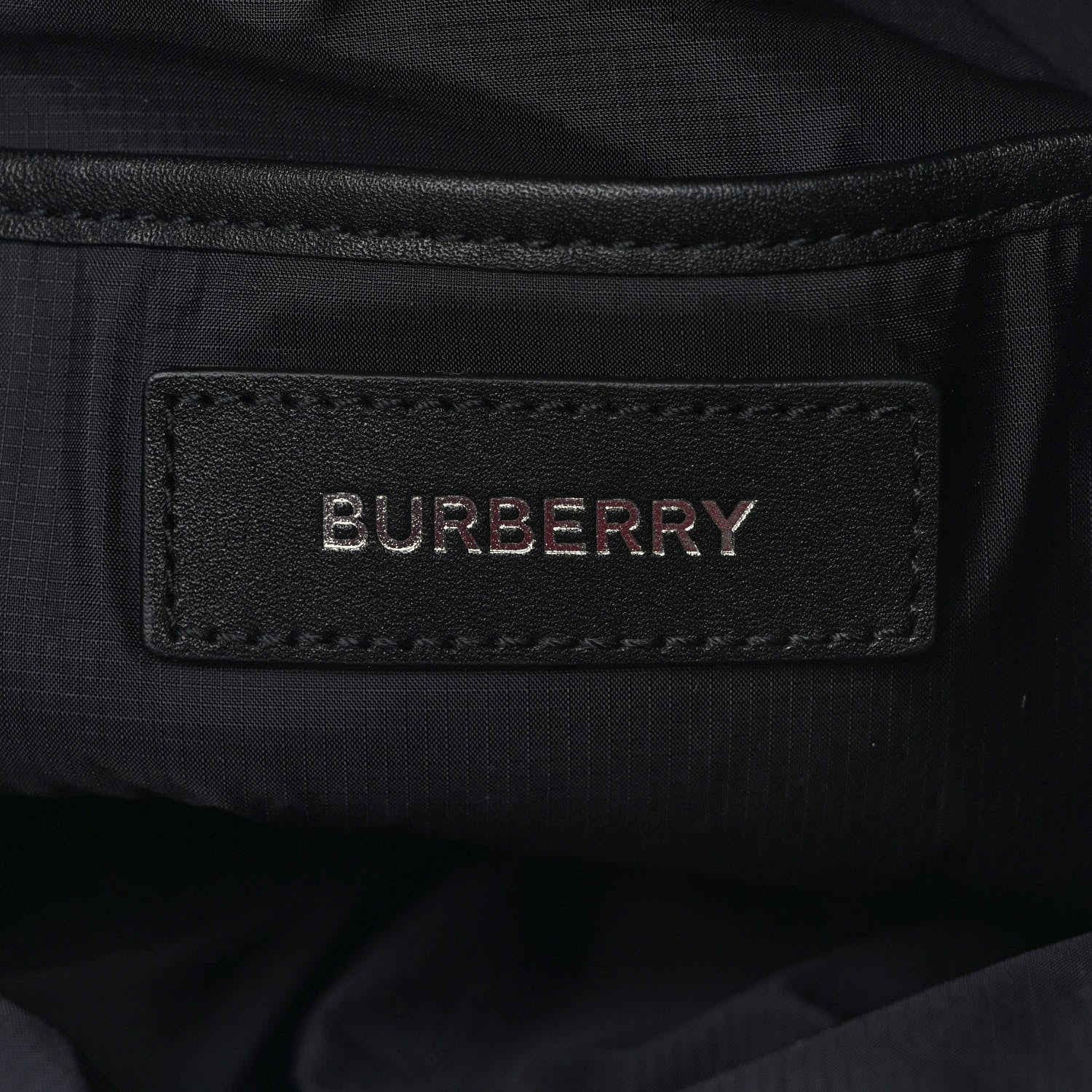Burberry Econyl Logo Print Crossbody Bag Black 6 of 9