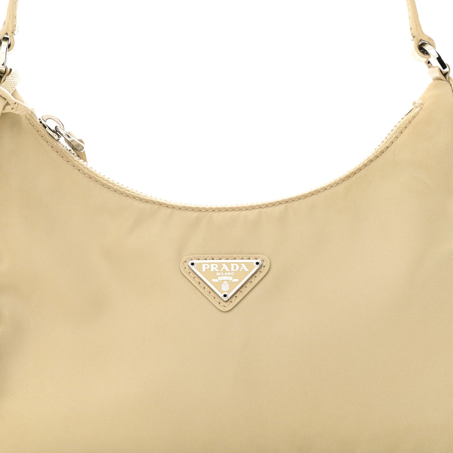 Re-Nylon Saffiano Mini Re-Edition 2000 Bag Deserto
