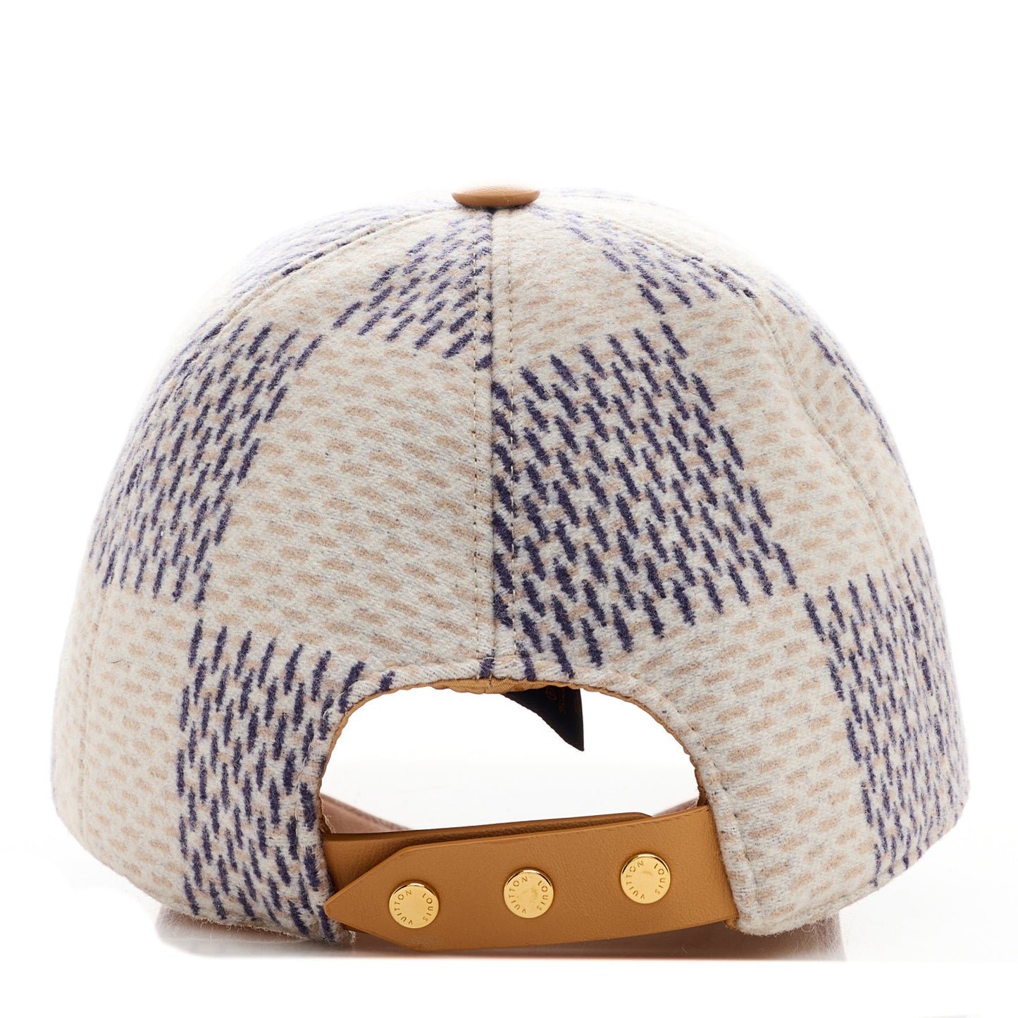 Cotton Lambskin Damier Azur Cap L
