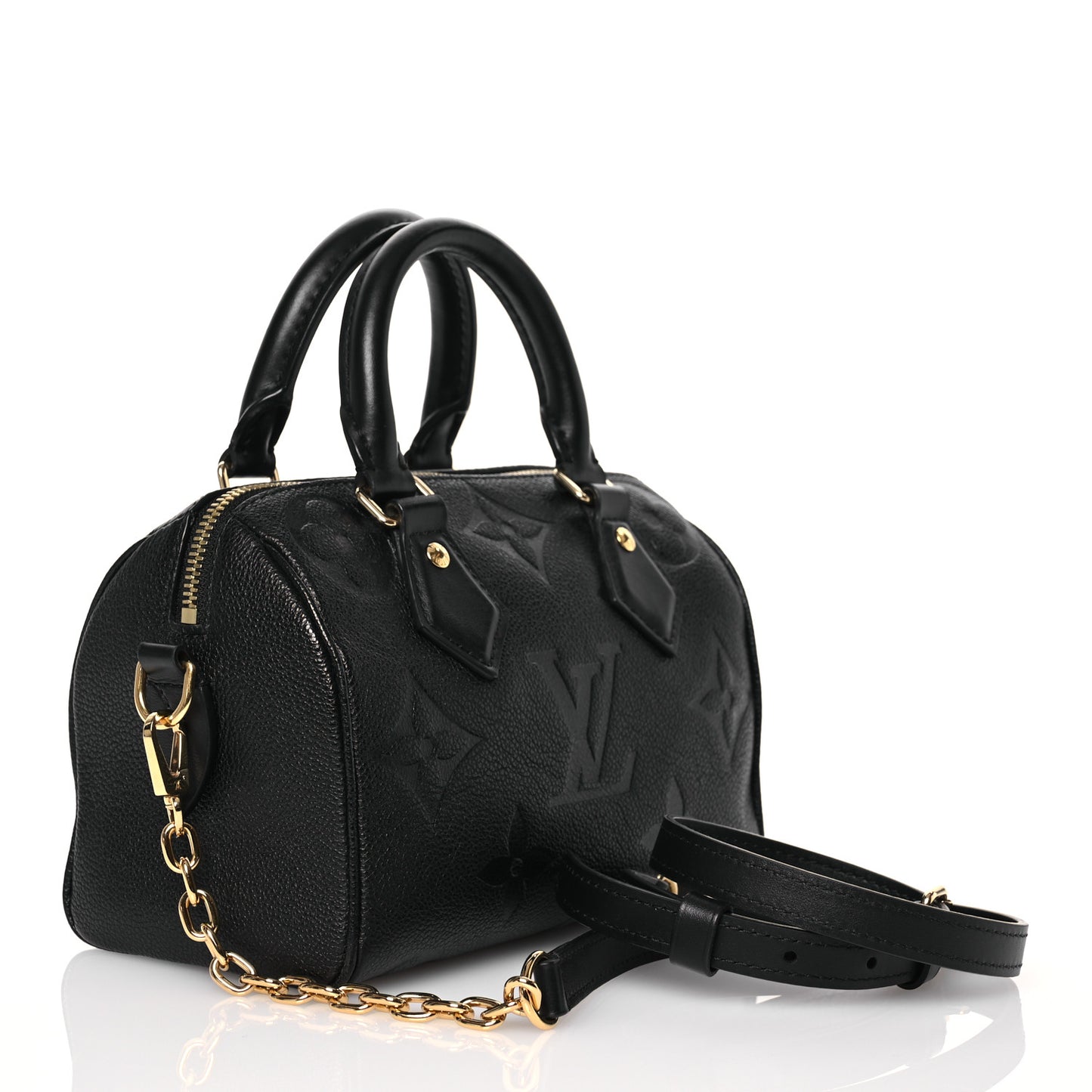Empreinte Monogram Giant Speedy Bandouliere 20 Black