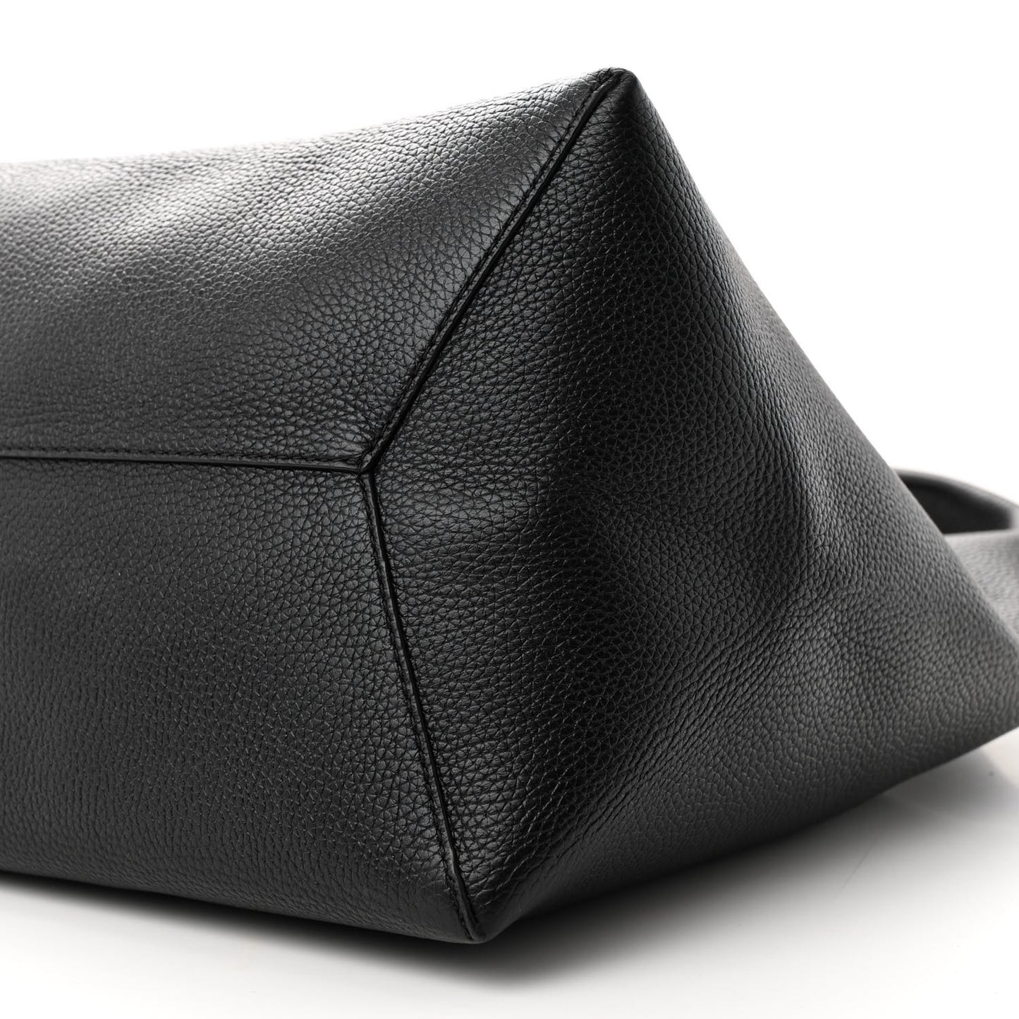 Grained Calfskin Medium The Sack Bag Black