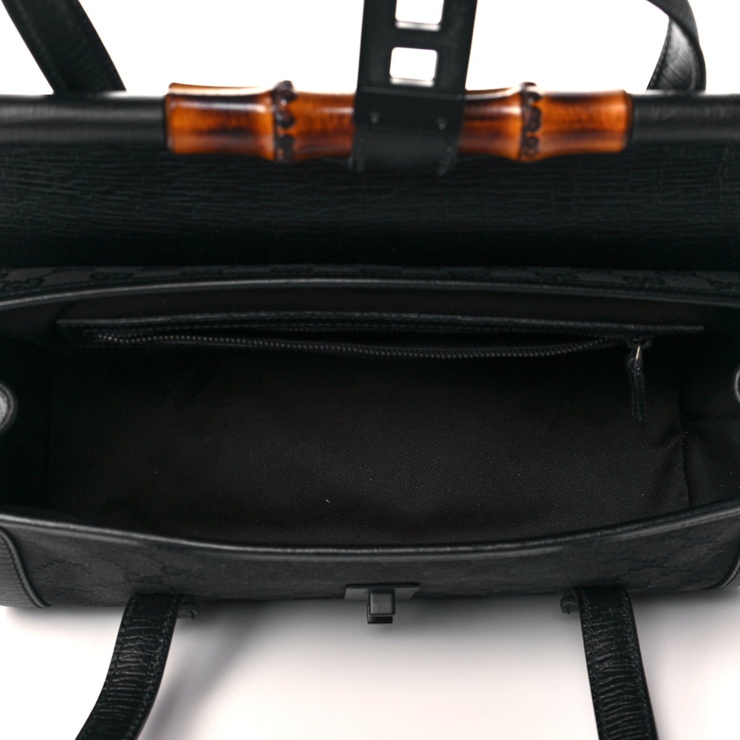 Monogram Bamboo Bullet Bag Black