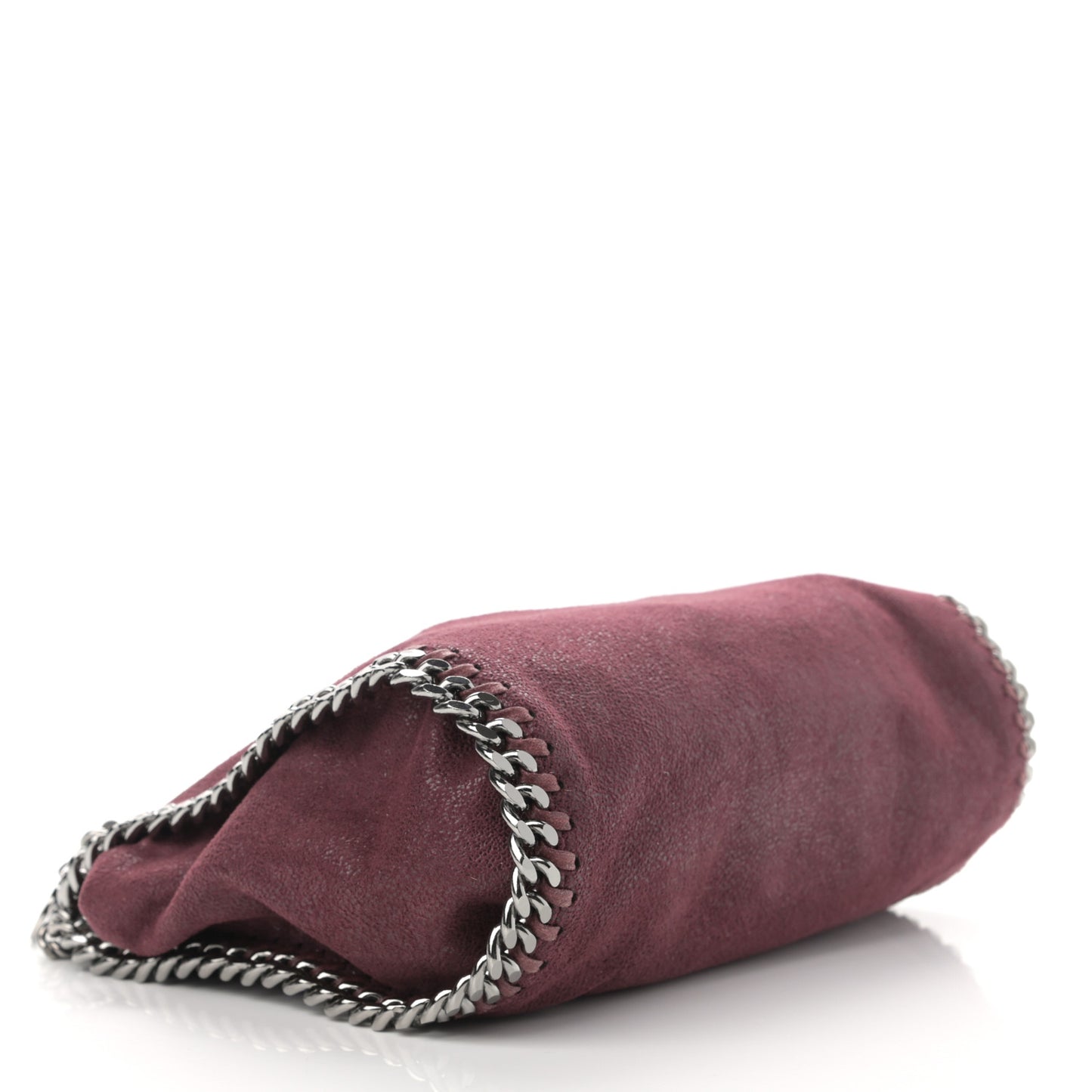 Shaggy Deer Falabella Fold Over Tote Ruby