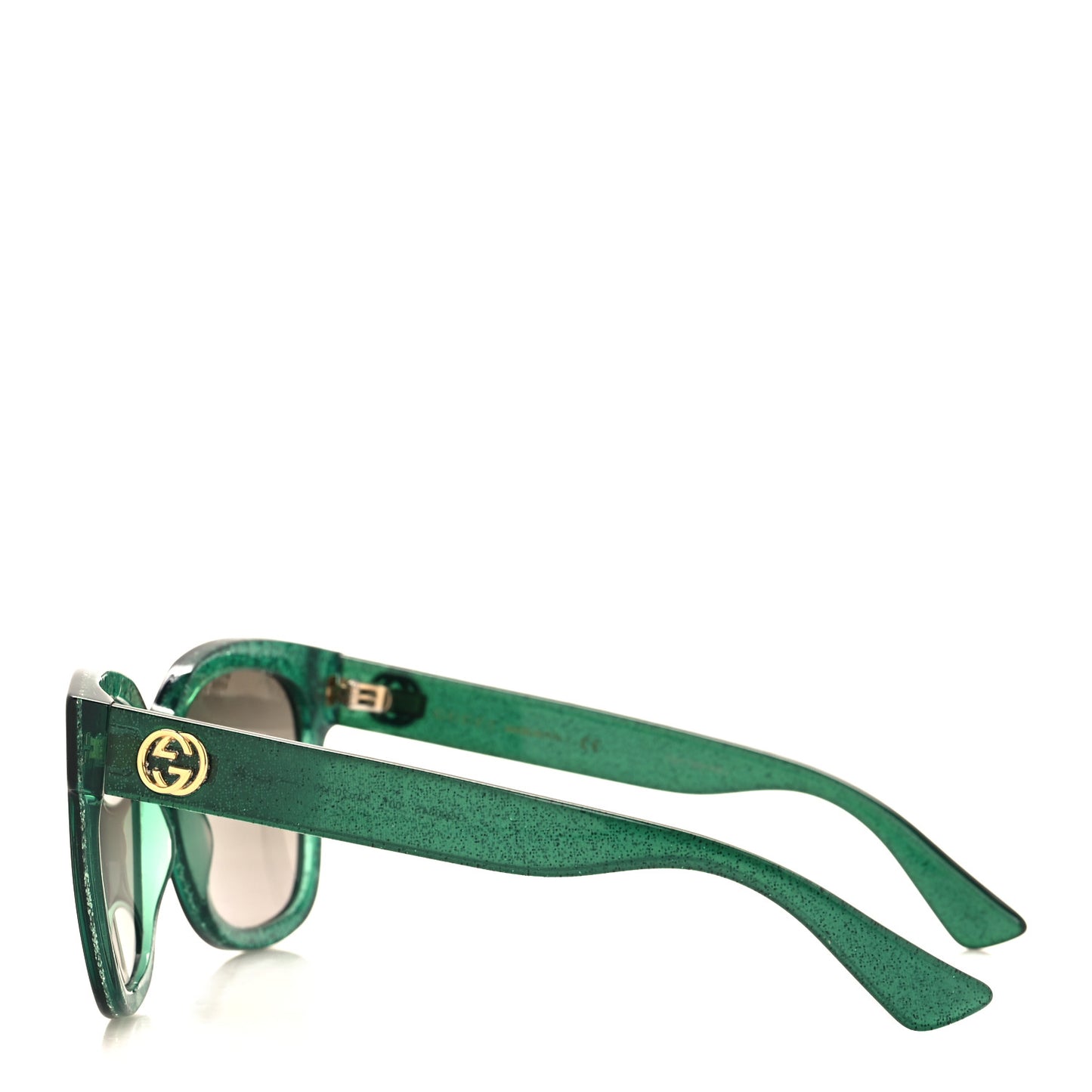Acetate Square GG0034S Sunglasses Green