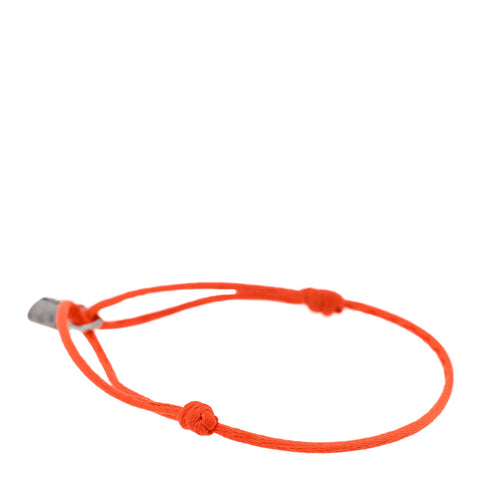 X UNICEF Sterling Silver Lockit Bracelet Orange