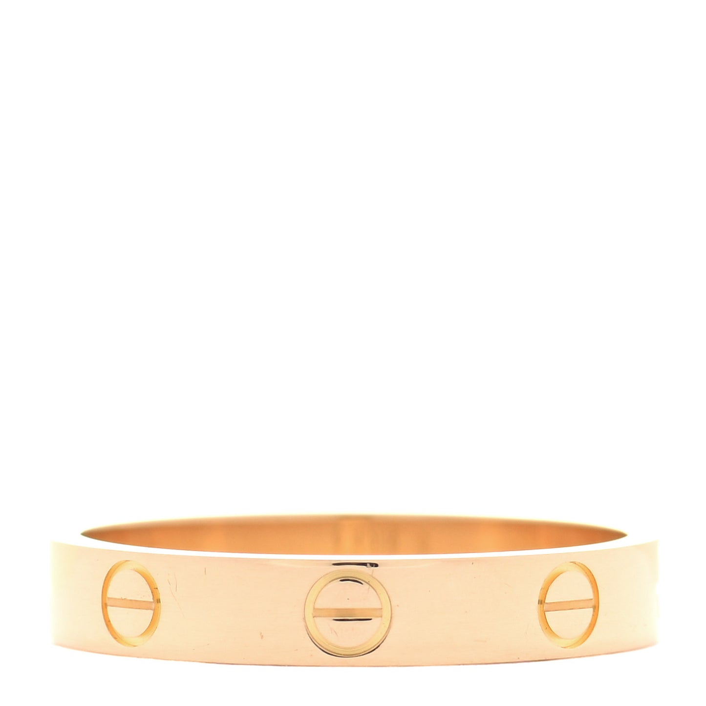 18K Yellow Gold 3.5mm LOVE Wedding Band Ring 58 8.25