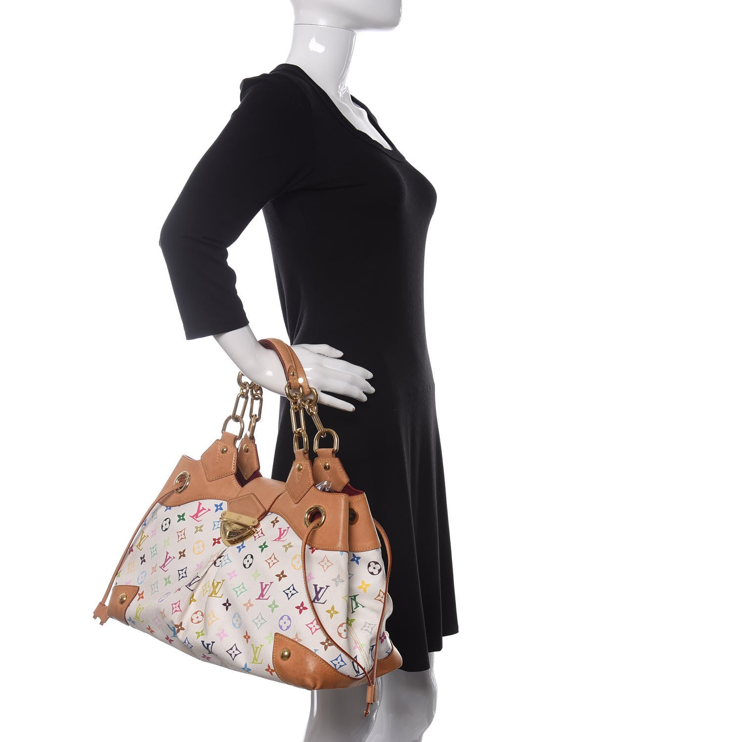 Louis Vuitton Monogram Multicolor Ursula White 2 of 9