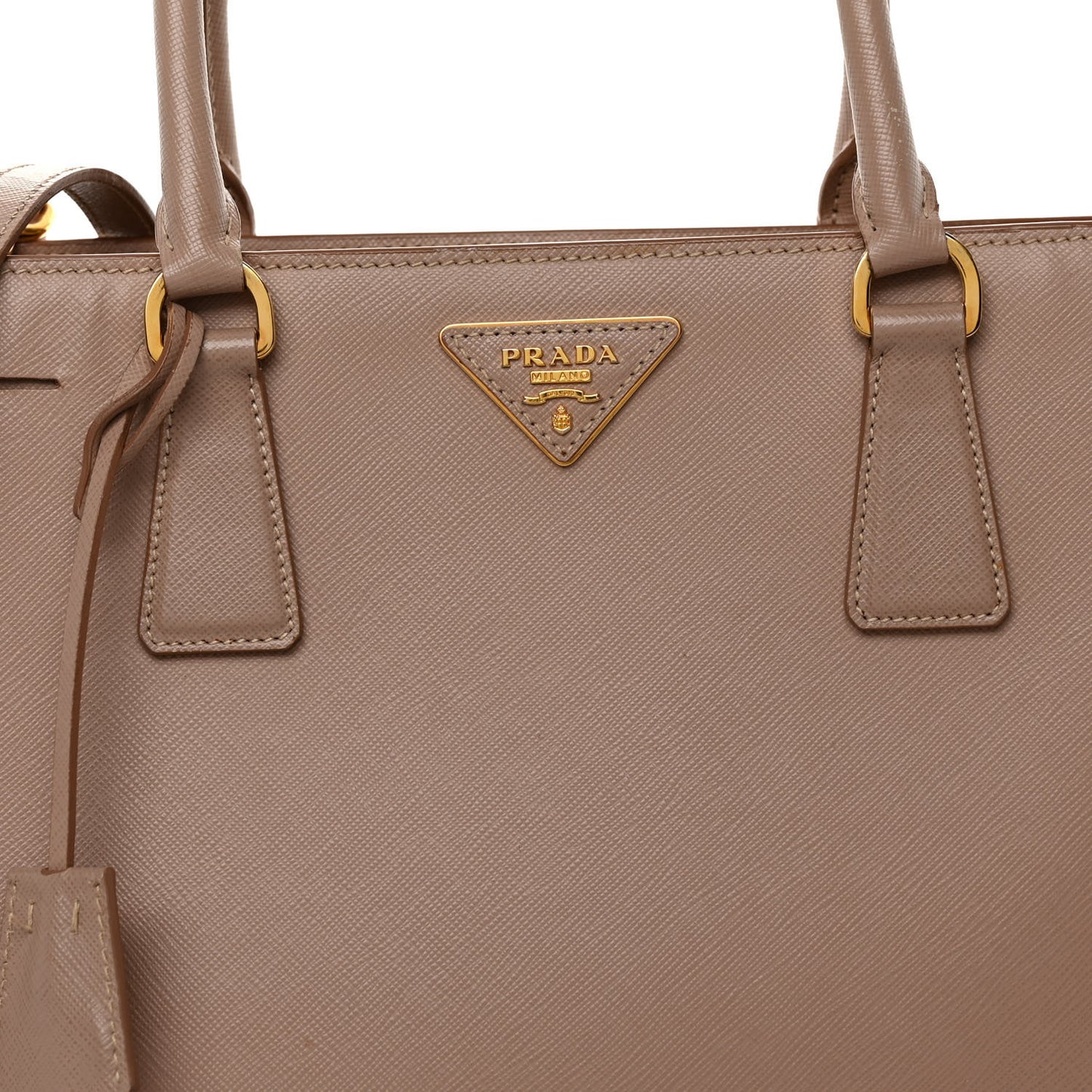 Saffiano Lux Medium Tote Cammeo