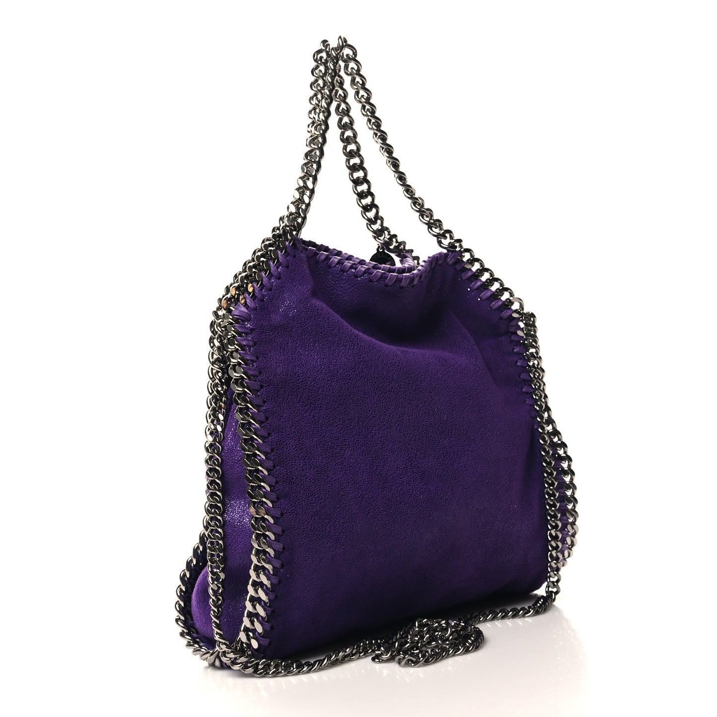 Shaggy Deer Mini Falabella Tote Bright Purple