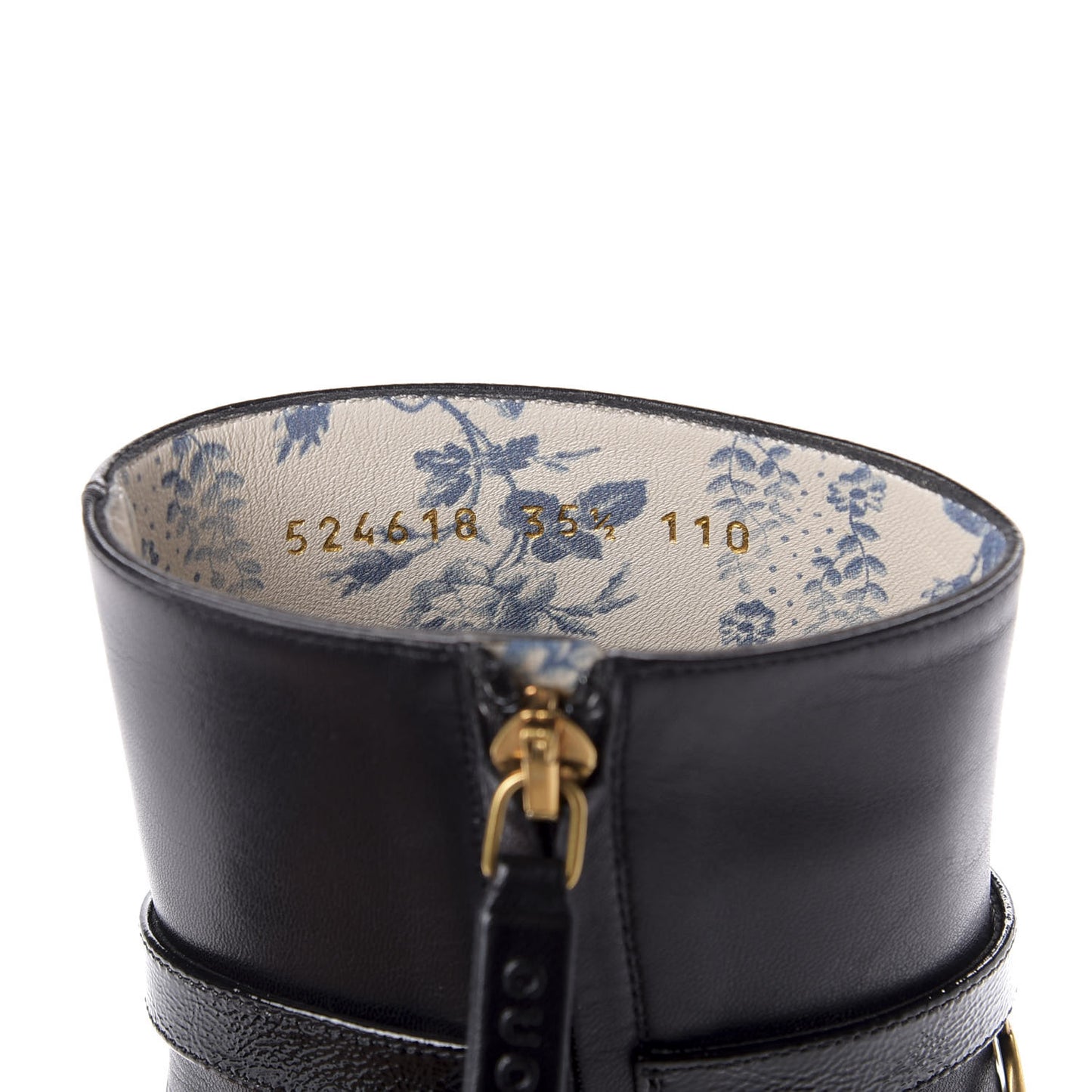 Malaga Kid GG Geraldine Cap Toe 55mm Ankle Boots 35.5 Black