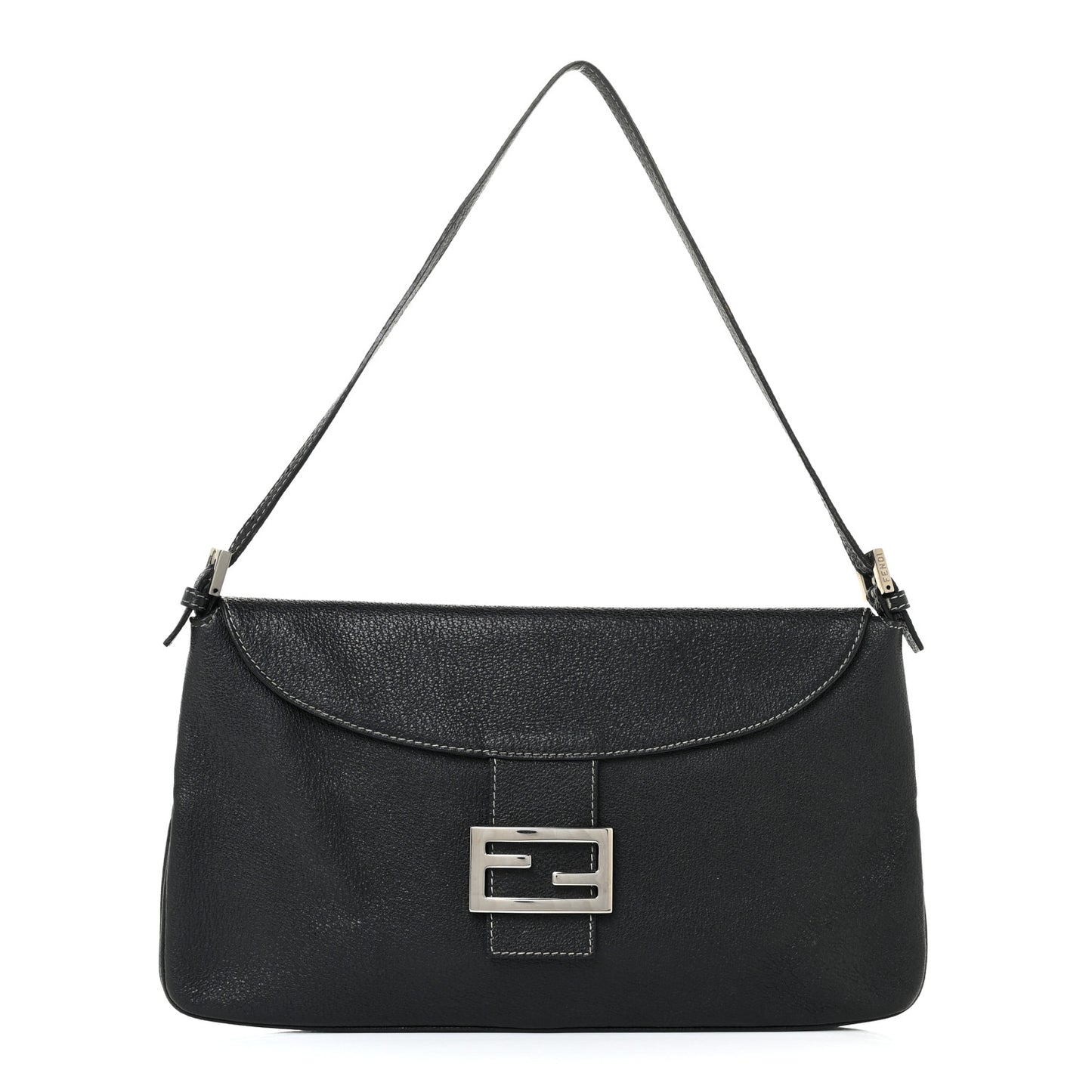 Calfskin Baguette Black