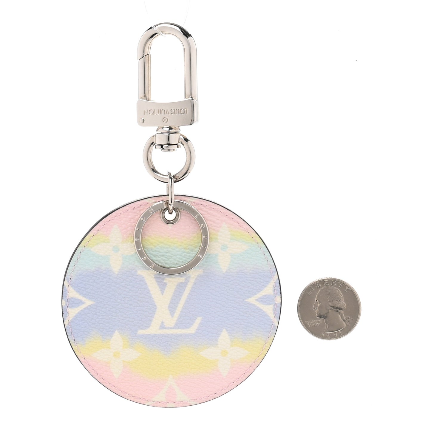 Monogram Escale Bag Charm Key Holder Pastel