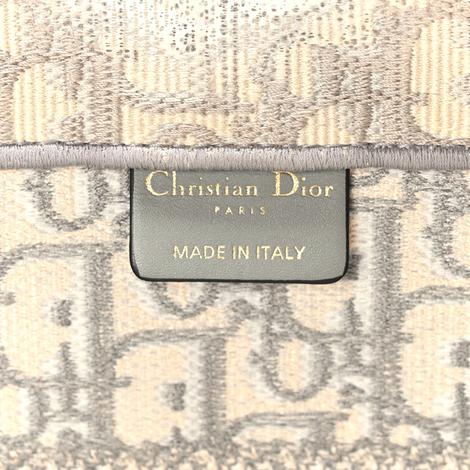 Christian Dior Oblique Medium Book Tote Grey 6 of 9