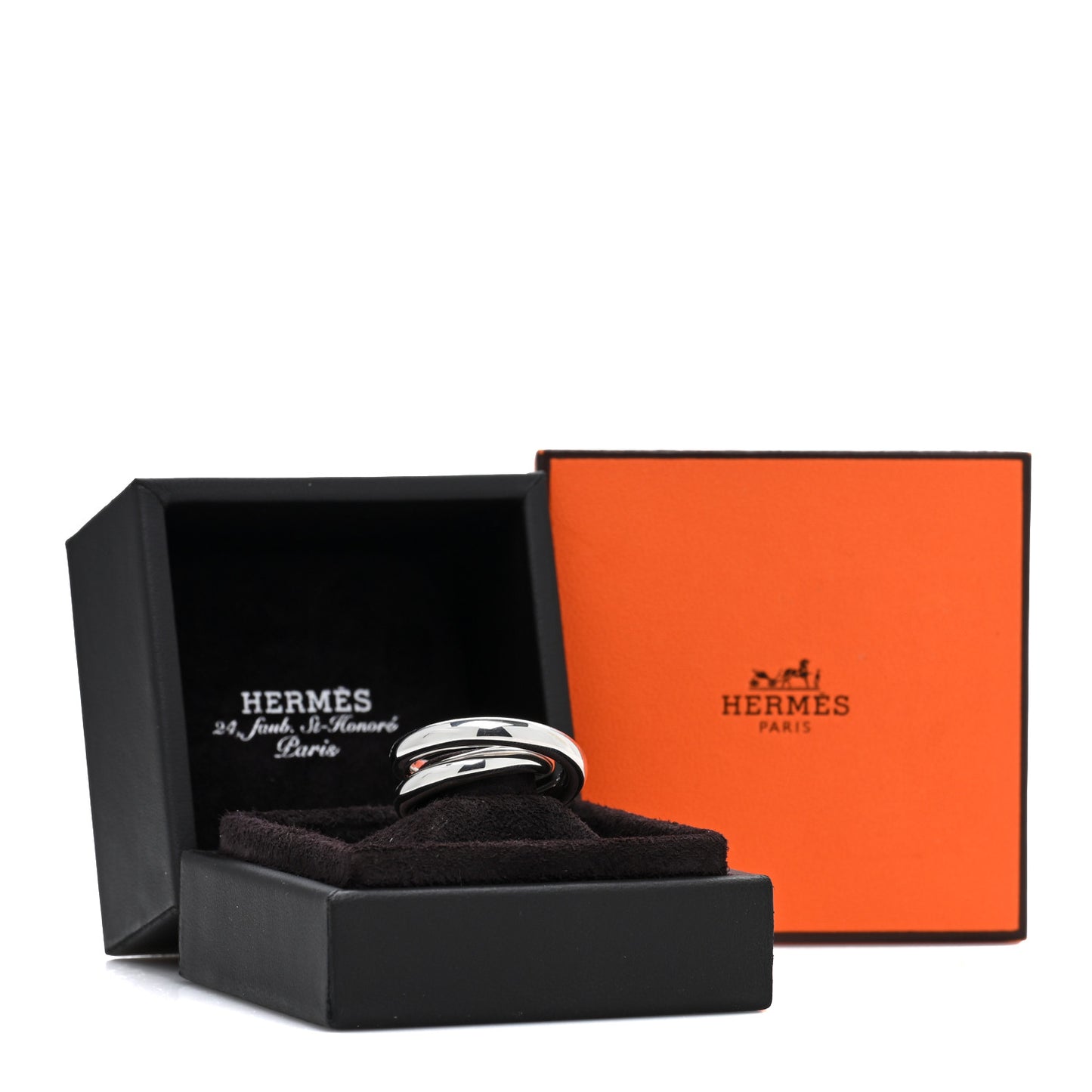 Sterling Silver MM Vertige Ring 54 6.75