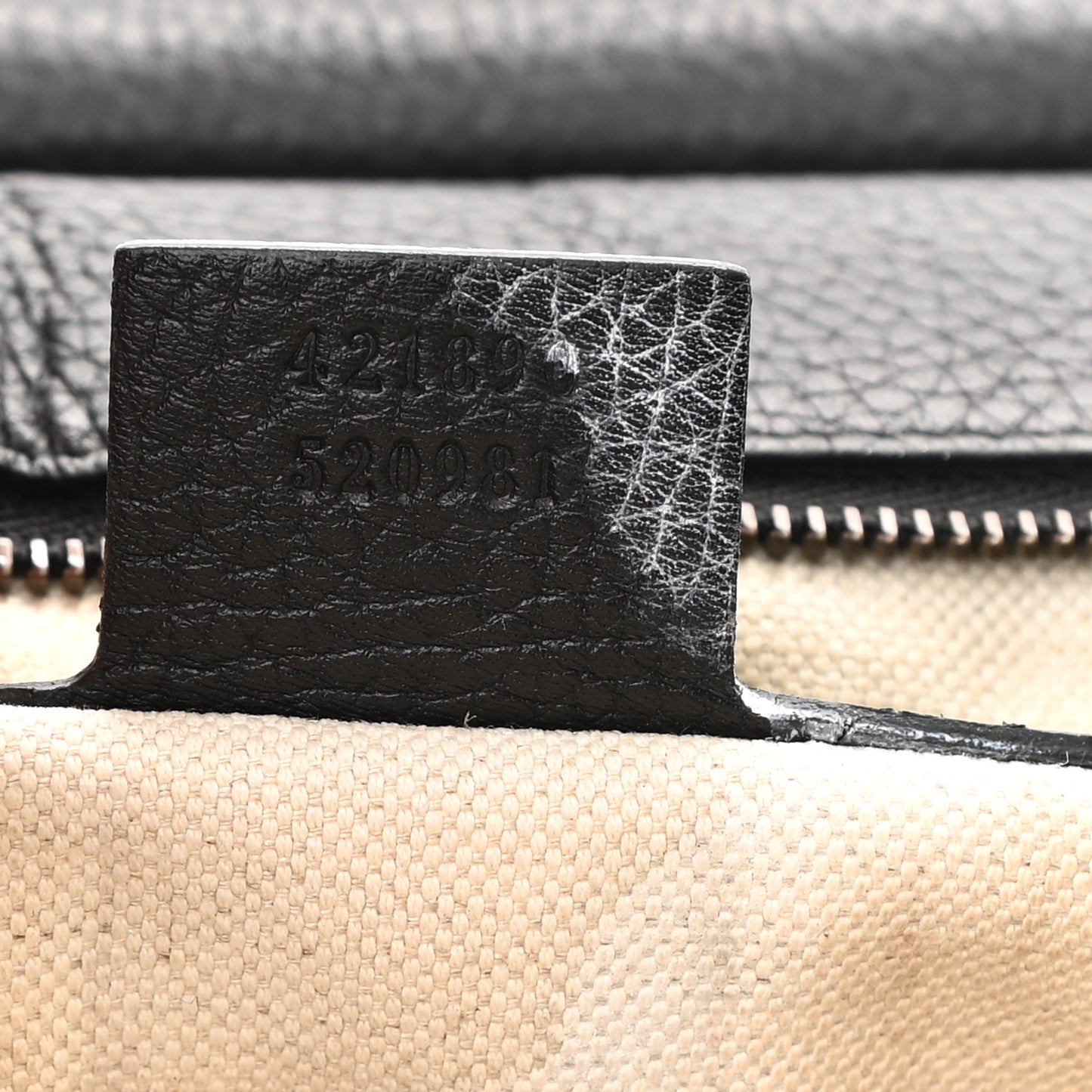 Calfskin Small GG Marmont Top Handle Bag Black