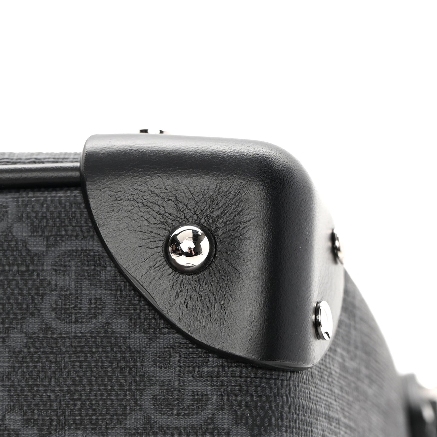 GG Supreme Monogram Selleria Calfskin Square Messenger Bag Black