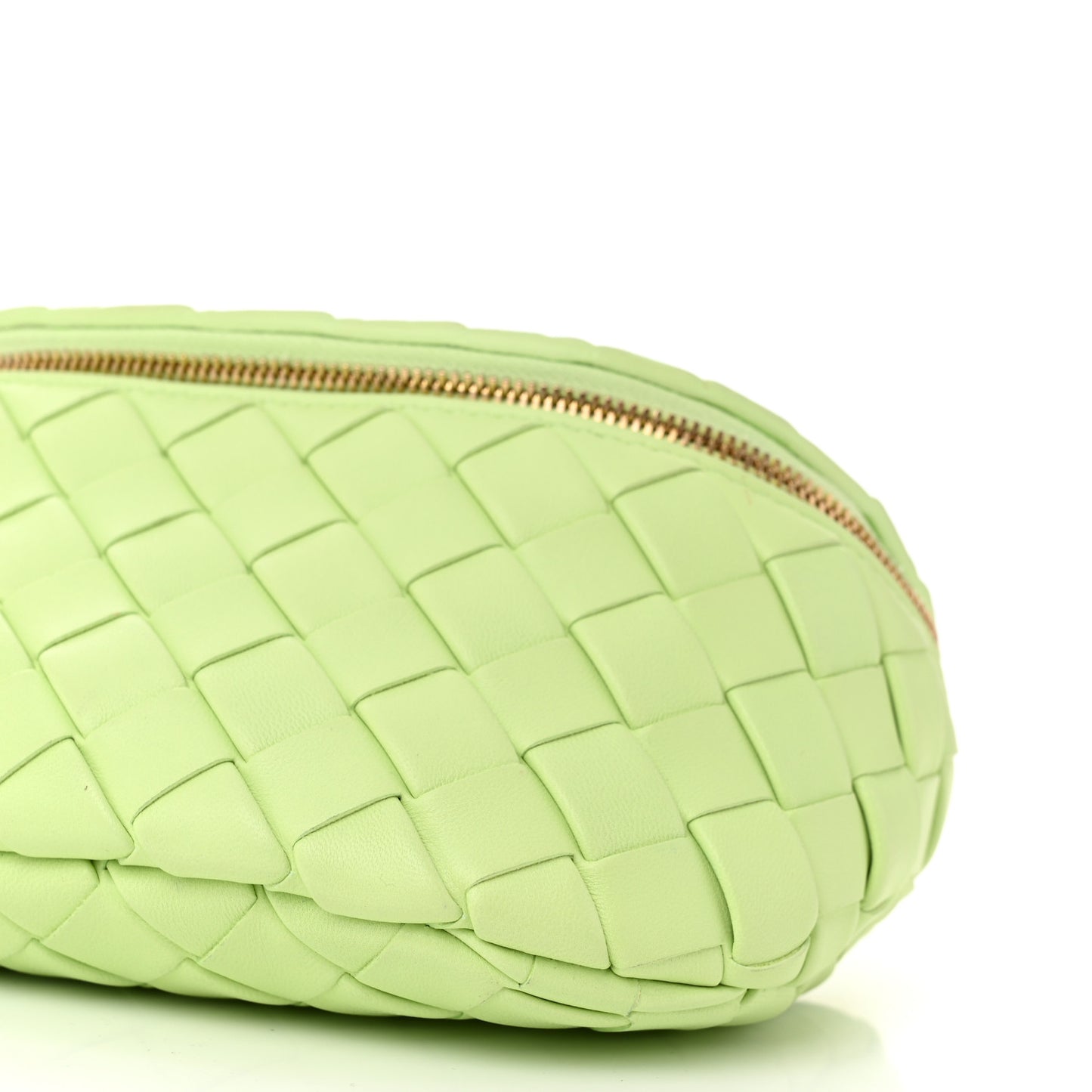 Nappa Intrecciato Belt Bag Fennel