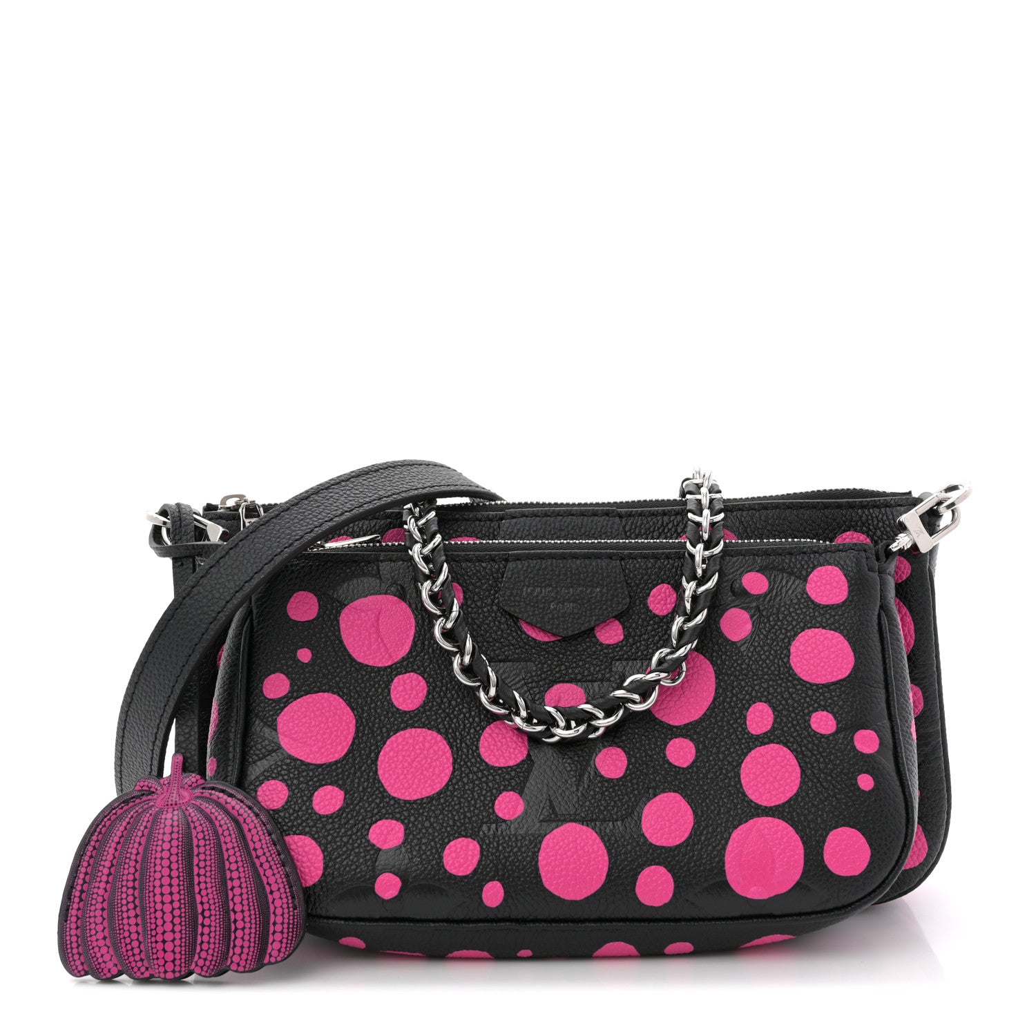 Louis Vuitton LV X YK Empreinte Multi Pochette Accessories Black