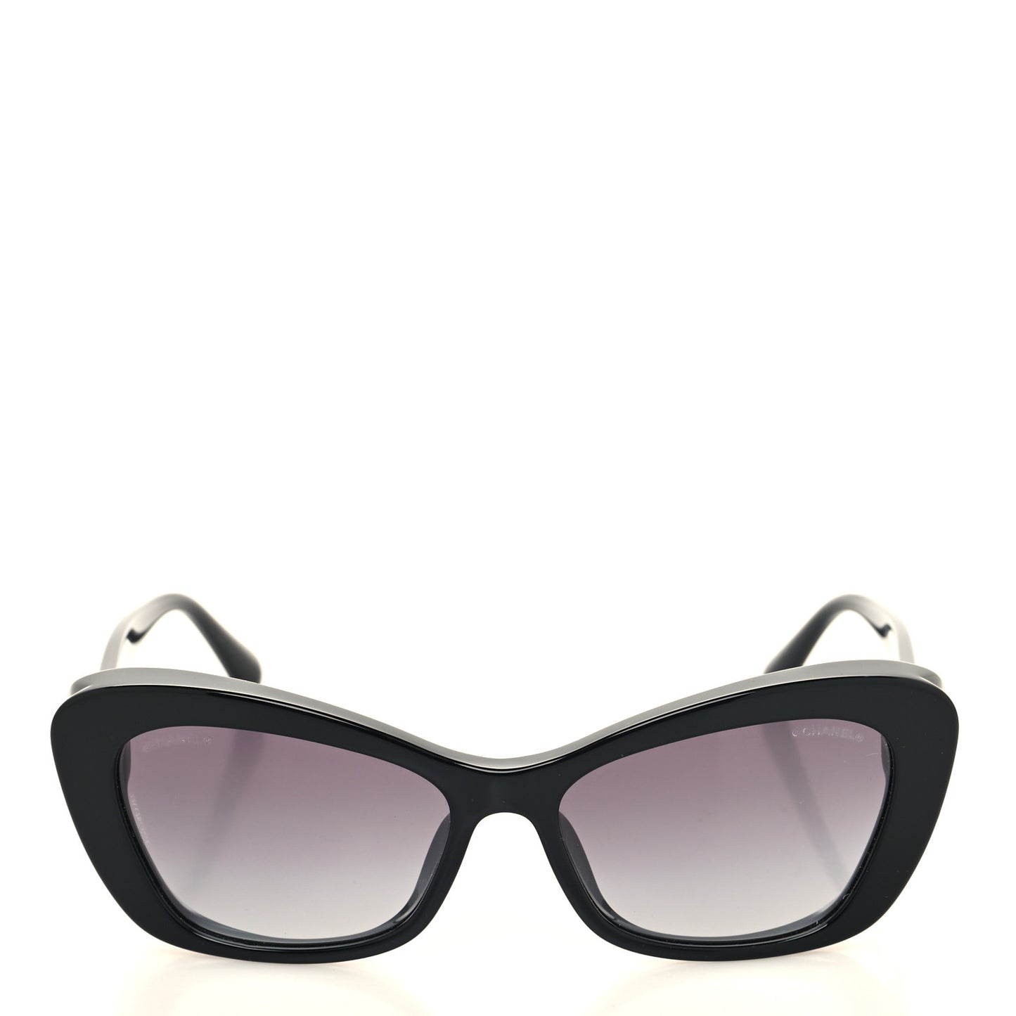 Acetate Pearl Cat Eye CC Sunglasses 5481-H-A Black