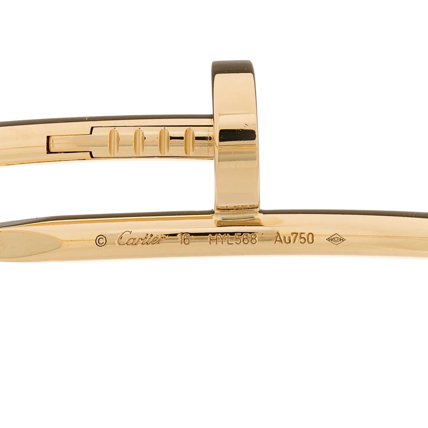 18K Yellow Gold Juste Un Clou Bracelet 16