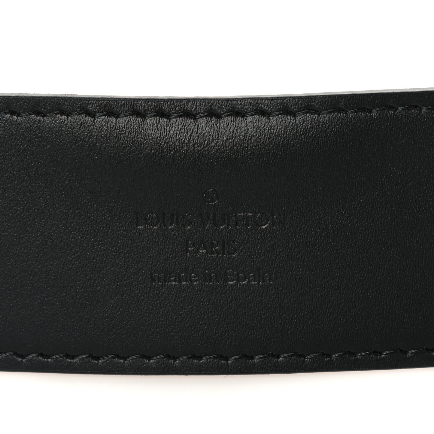 Calfskin Damier Eclipse 40mm LV Initiales Reversible Belt 95 38
