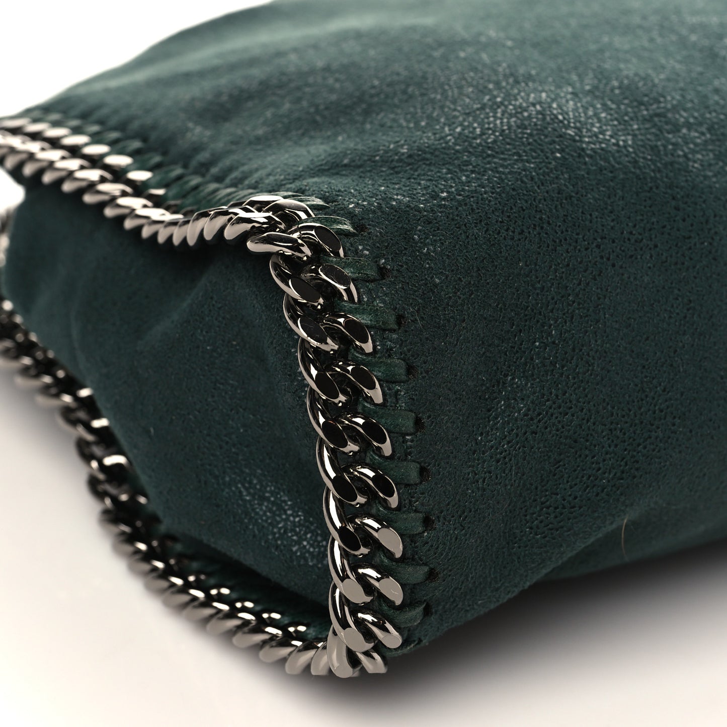 Shaggy Deer Mini Falabella Fold Over Tote Pine