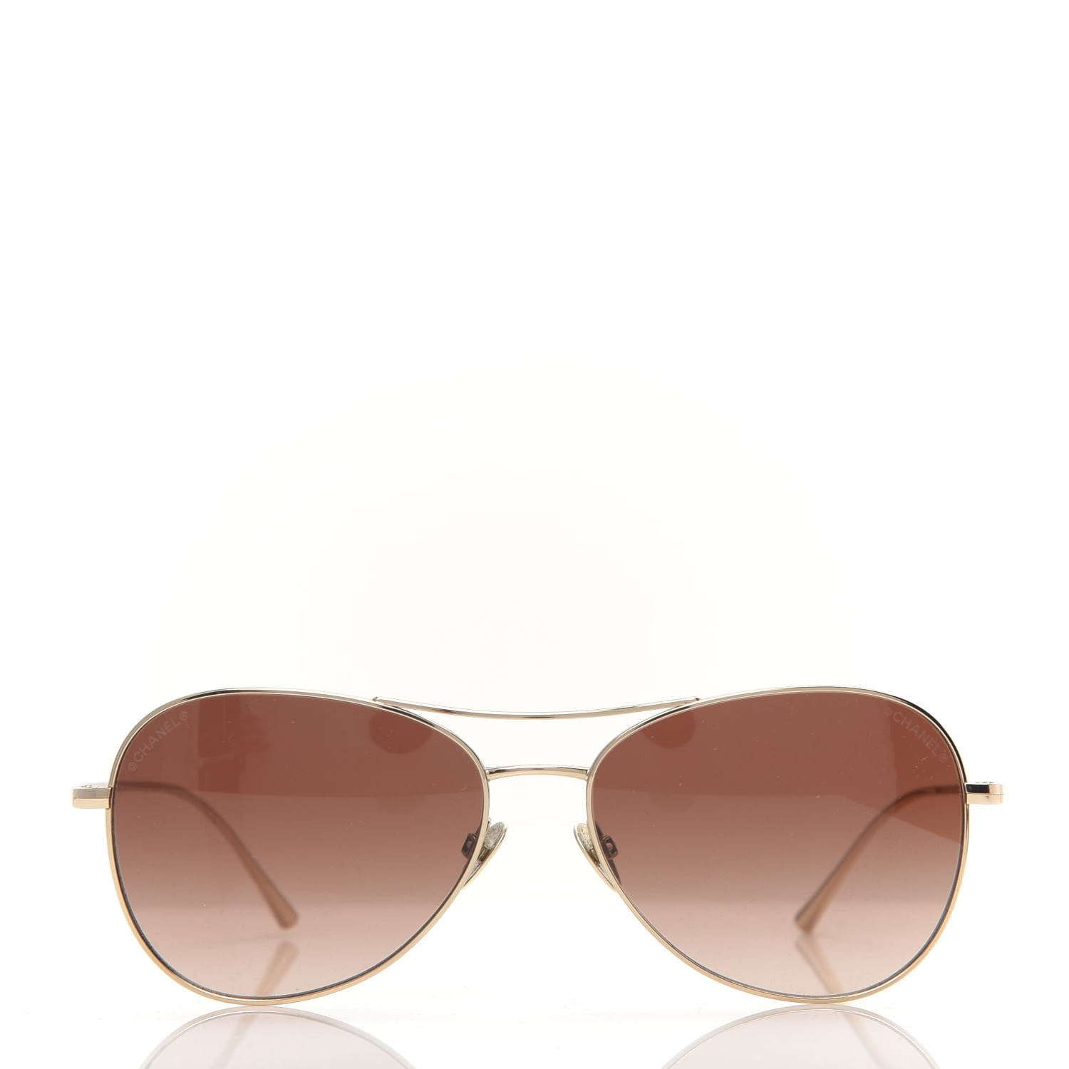 Chanel Sunglasses 4259-T Gold 2 of 8