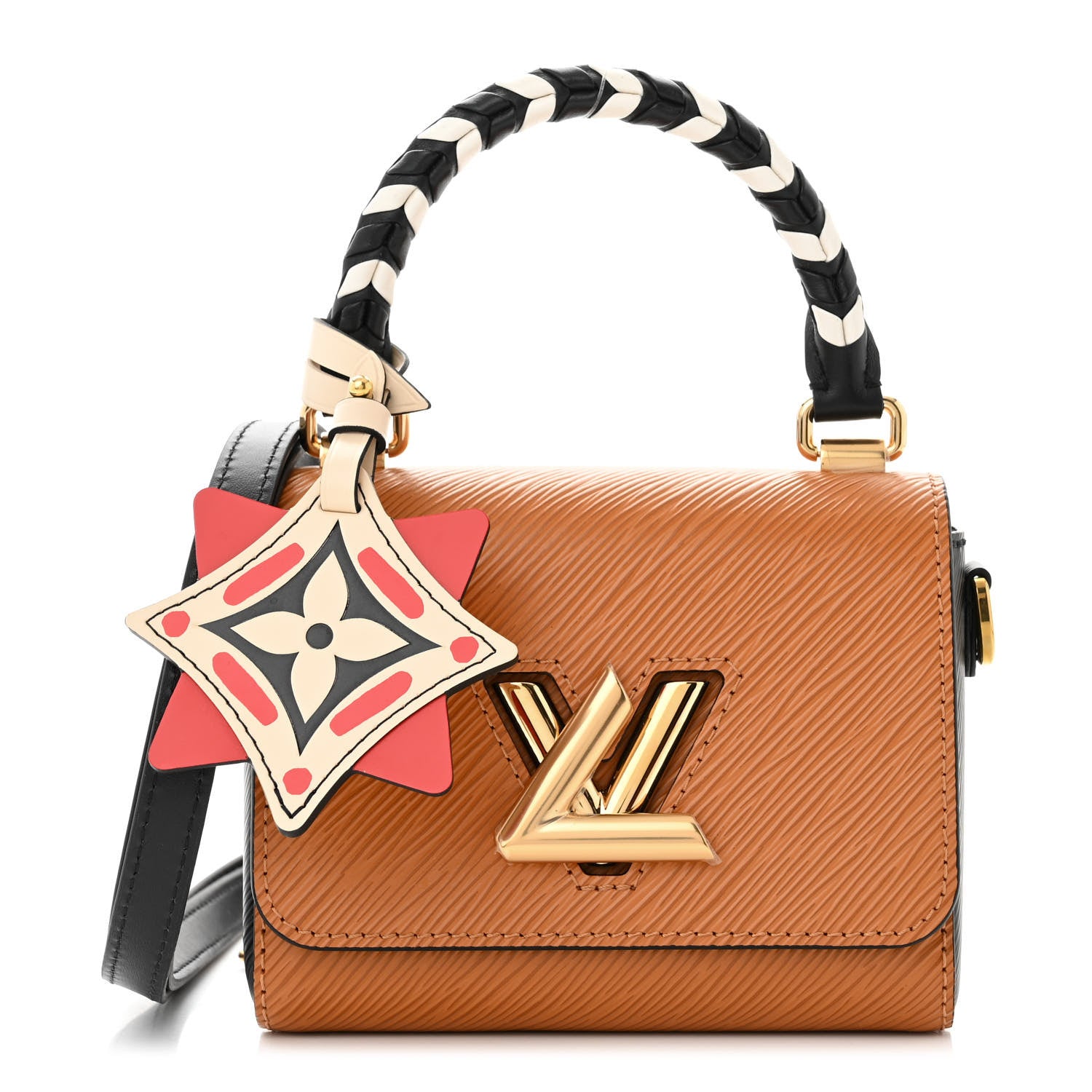 Louis Vuitton Epi Crafty Twist Shoulder Bag Mini Caramel 1 of 11