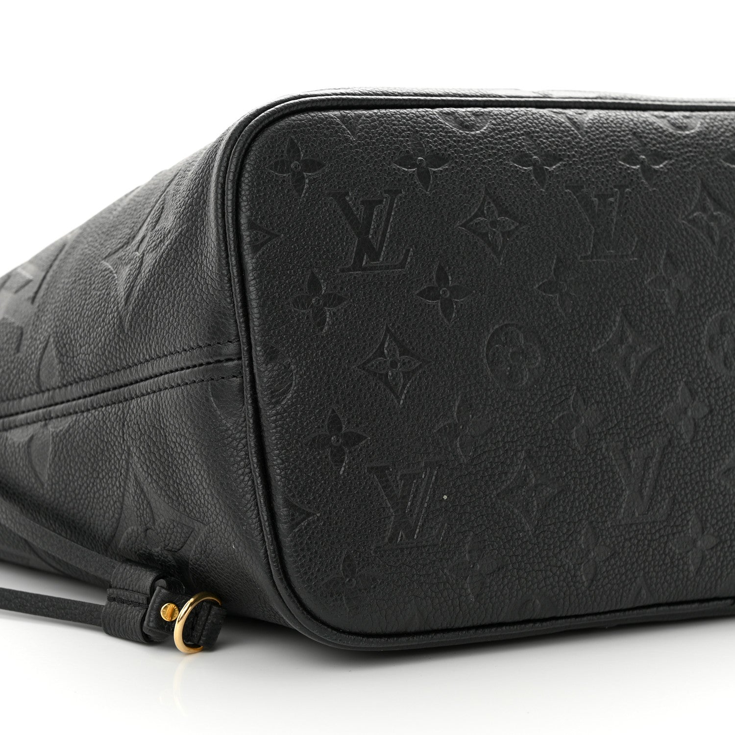 Louis Vuitton Empreinte Monogram Giant Neverfull MM Black 9 of 11